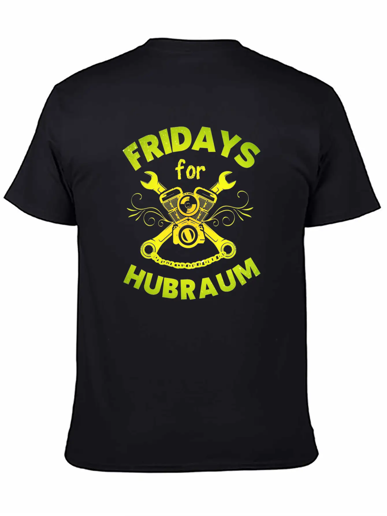 Fridays For Hubraum Slogan Funny Climate Piston Unisex Casual T-Shirt – Clean Design For Daily Comfort