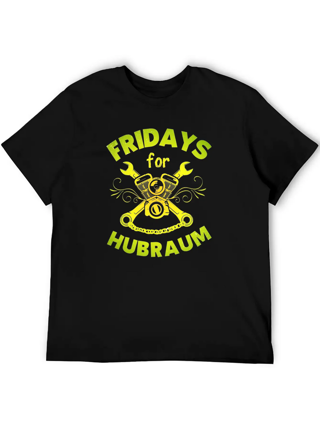 Fridays For Hubraum Slogan Funny Climate Piston Unisex Casual T-Shirt – Clean Design For Daily Comfort