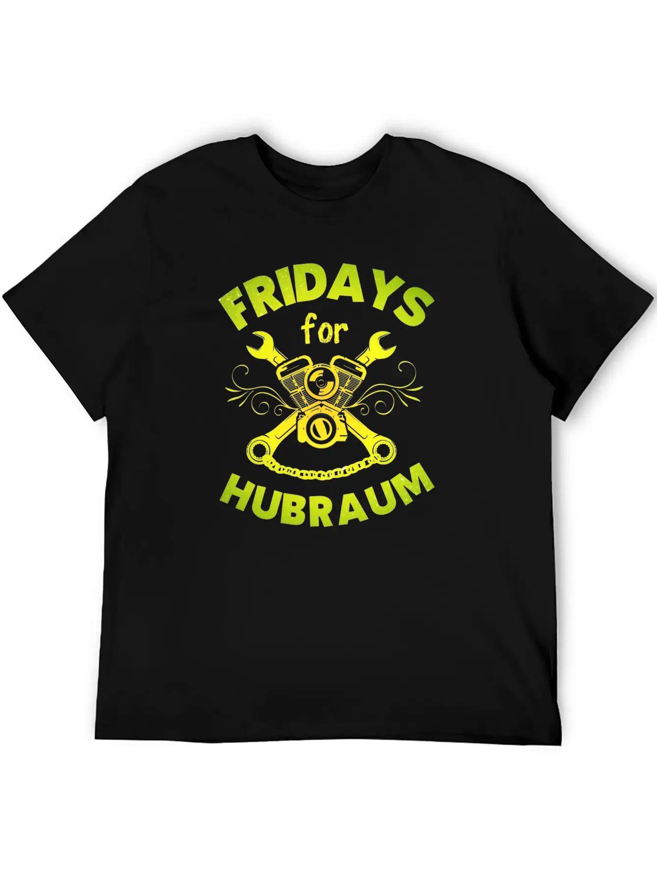 Fridays For Hubraum Slogan Funny Climate Piston Unisex Casual T-Shirt – Clean Design For Daily Comfort