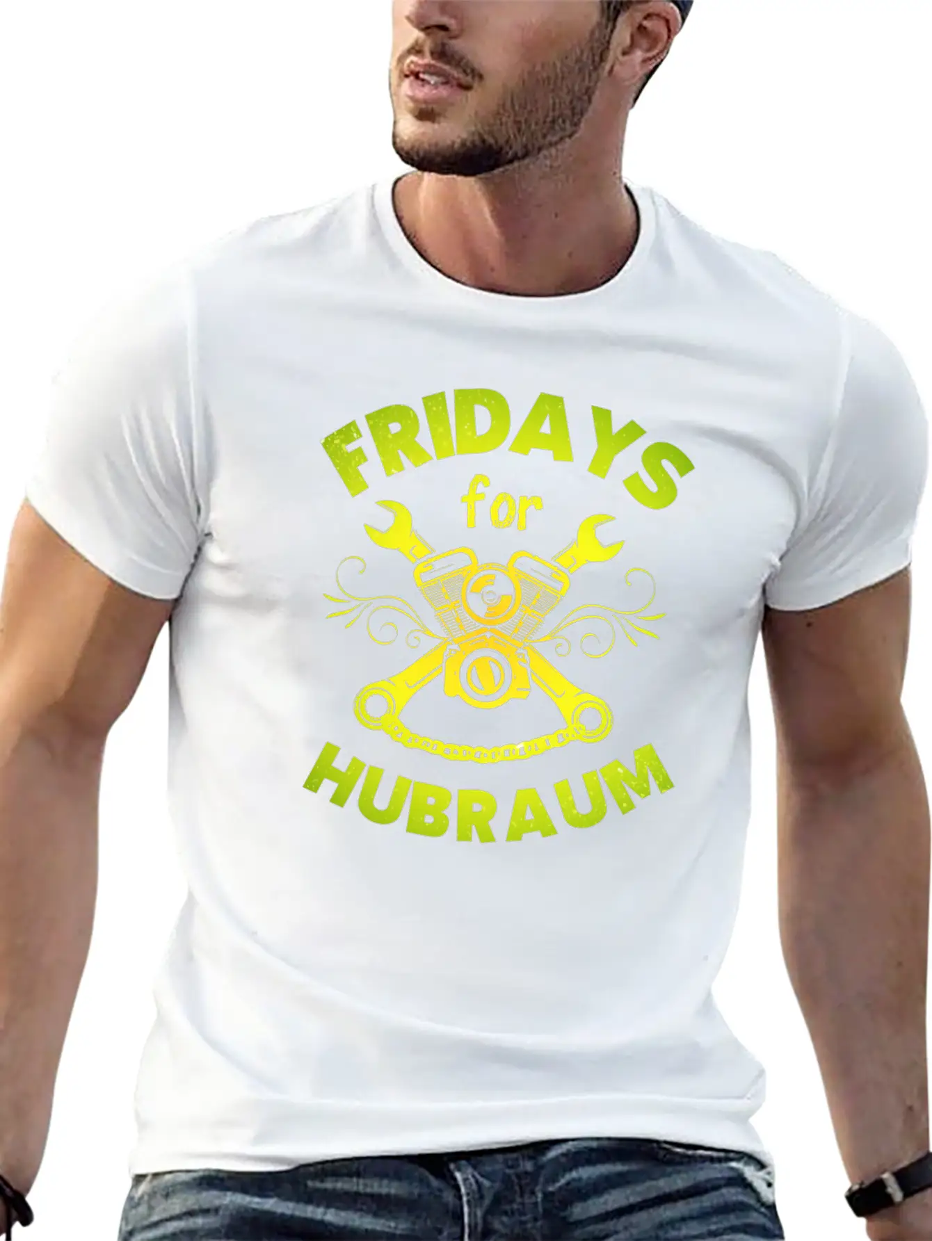Fridays For Hubraum Slogan Funny Climate Piston Unisex Casual T-Shirt – Clean Design For Daily Comfort
