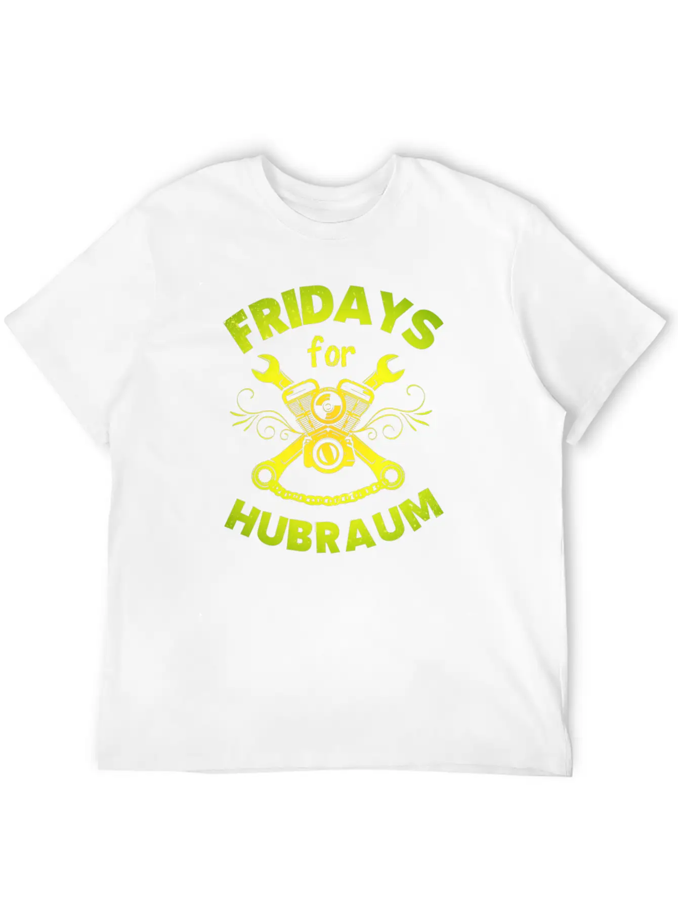 Fridays For Hubraum Slogan Funny Climate Piston Unisex Casual T-Shirt – Clean Design For Daily Comfort