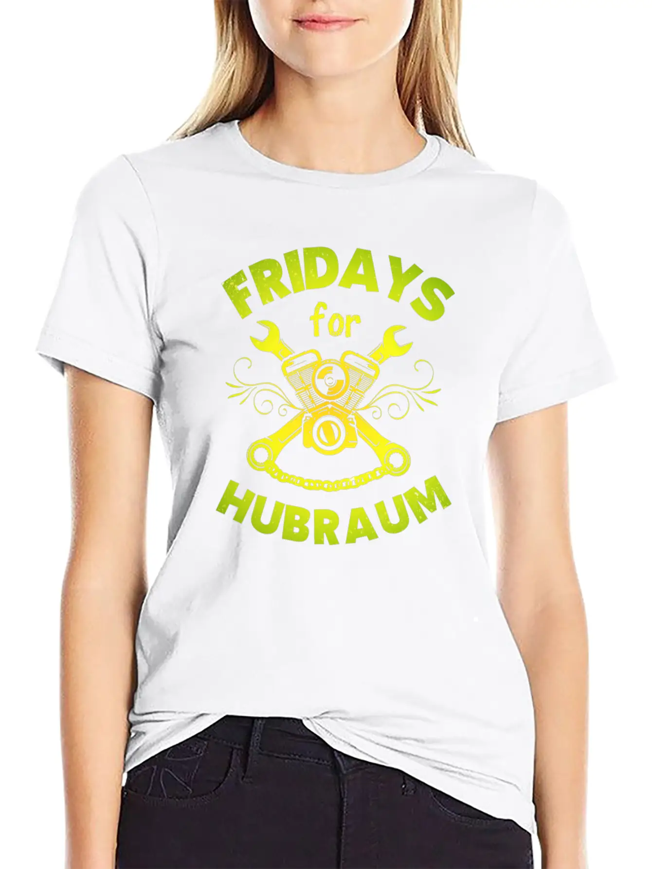Fridays For Hubraum Slogan Funny Climate Piston Unisex Casual T-Shirt – Clean Design For Daily Comfort