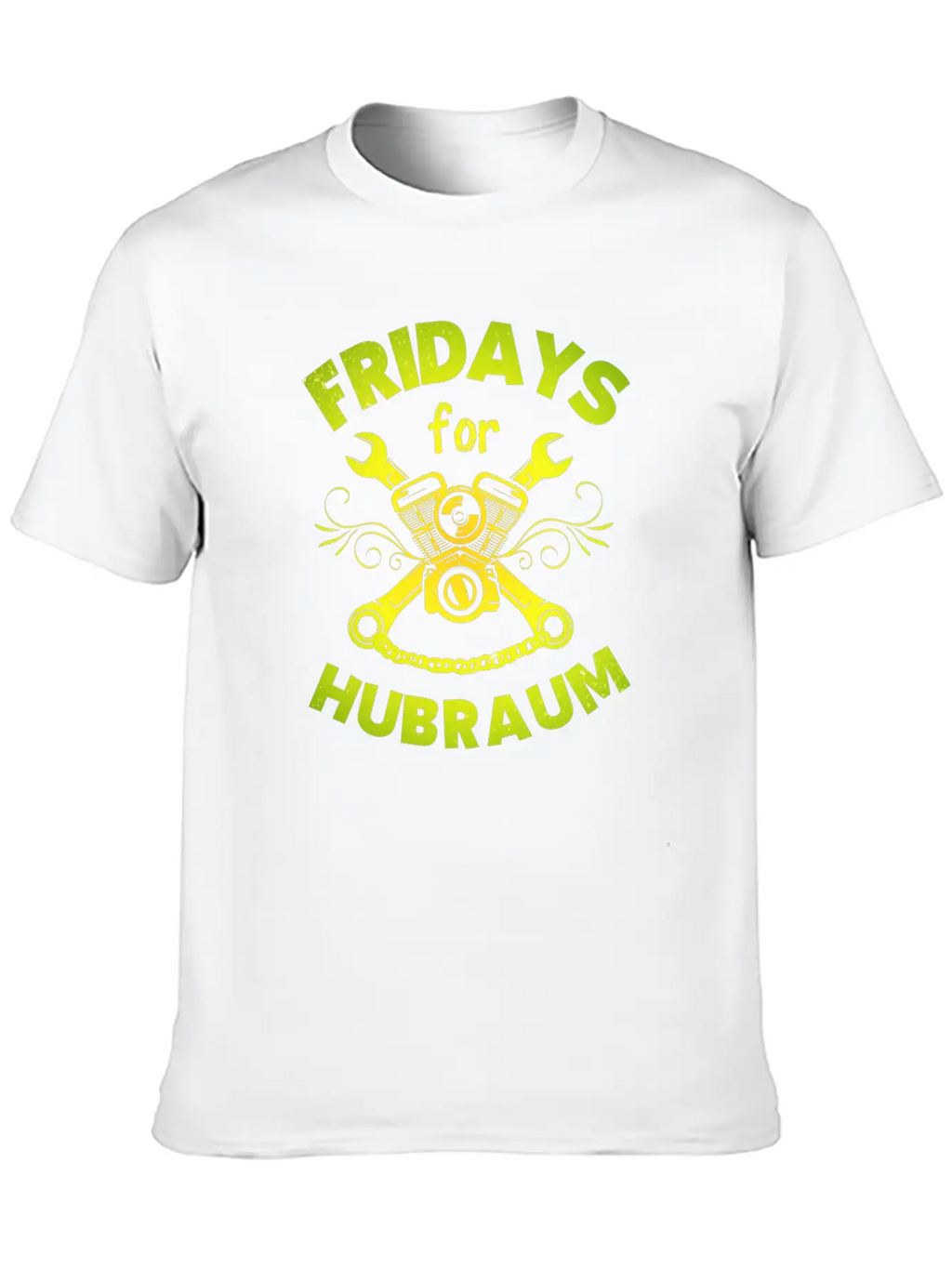 Fridays For Hubraum Slogan Funny Climate Piston Unisex Casual T-Shirt – Clean Design For Daily Comfort