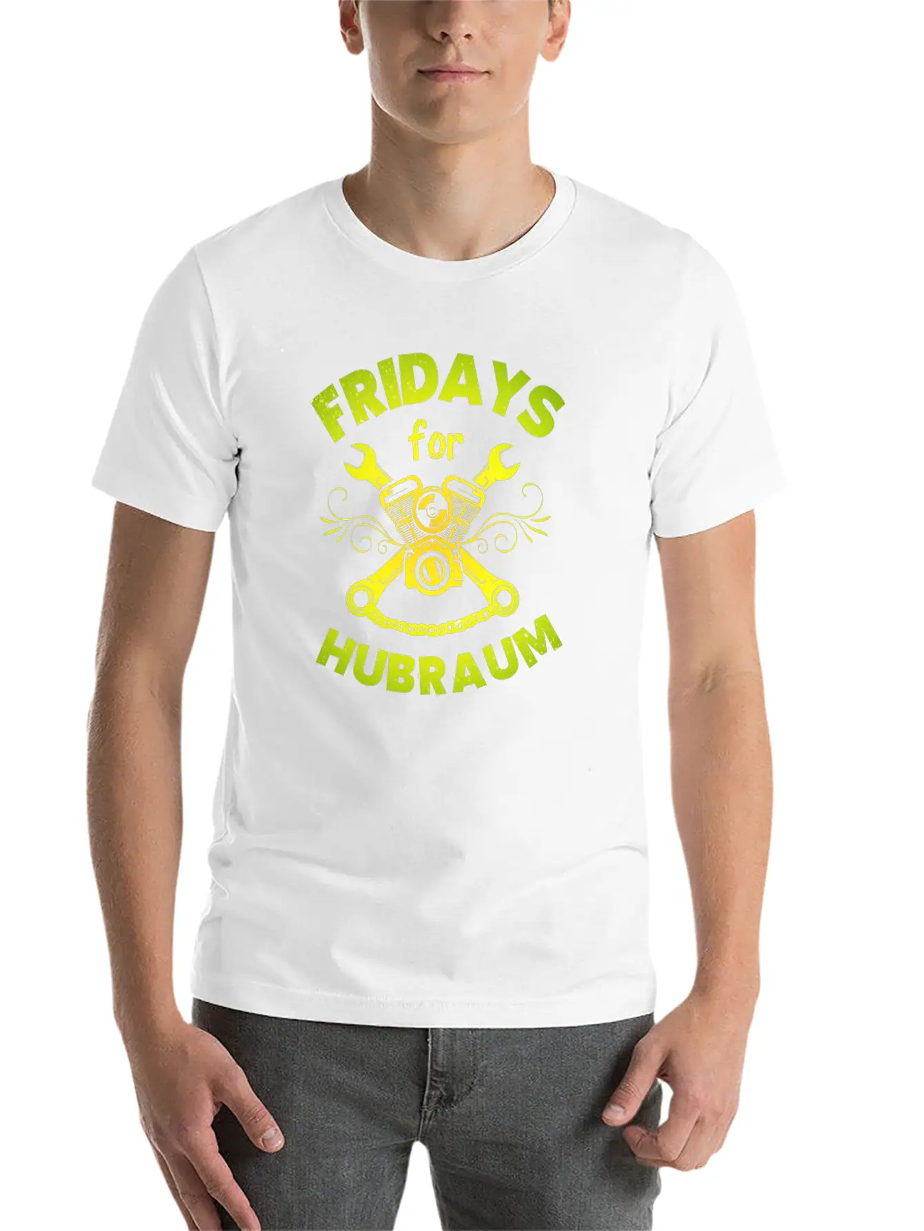 Fridays For Hubraum Slogan Funny Climate Piston Unisex Casual T-Shirt – Clean Design For Daily Comfort