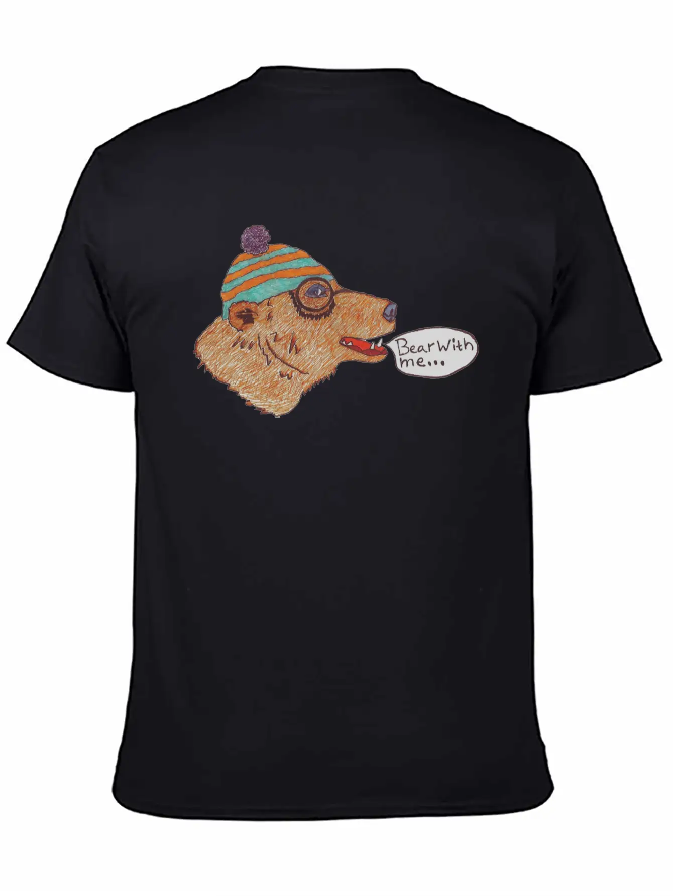 Friendly Bear Unisex Casual T-Shirt – Clean Design For Daily Comfort