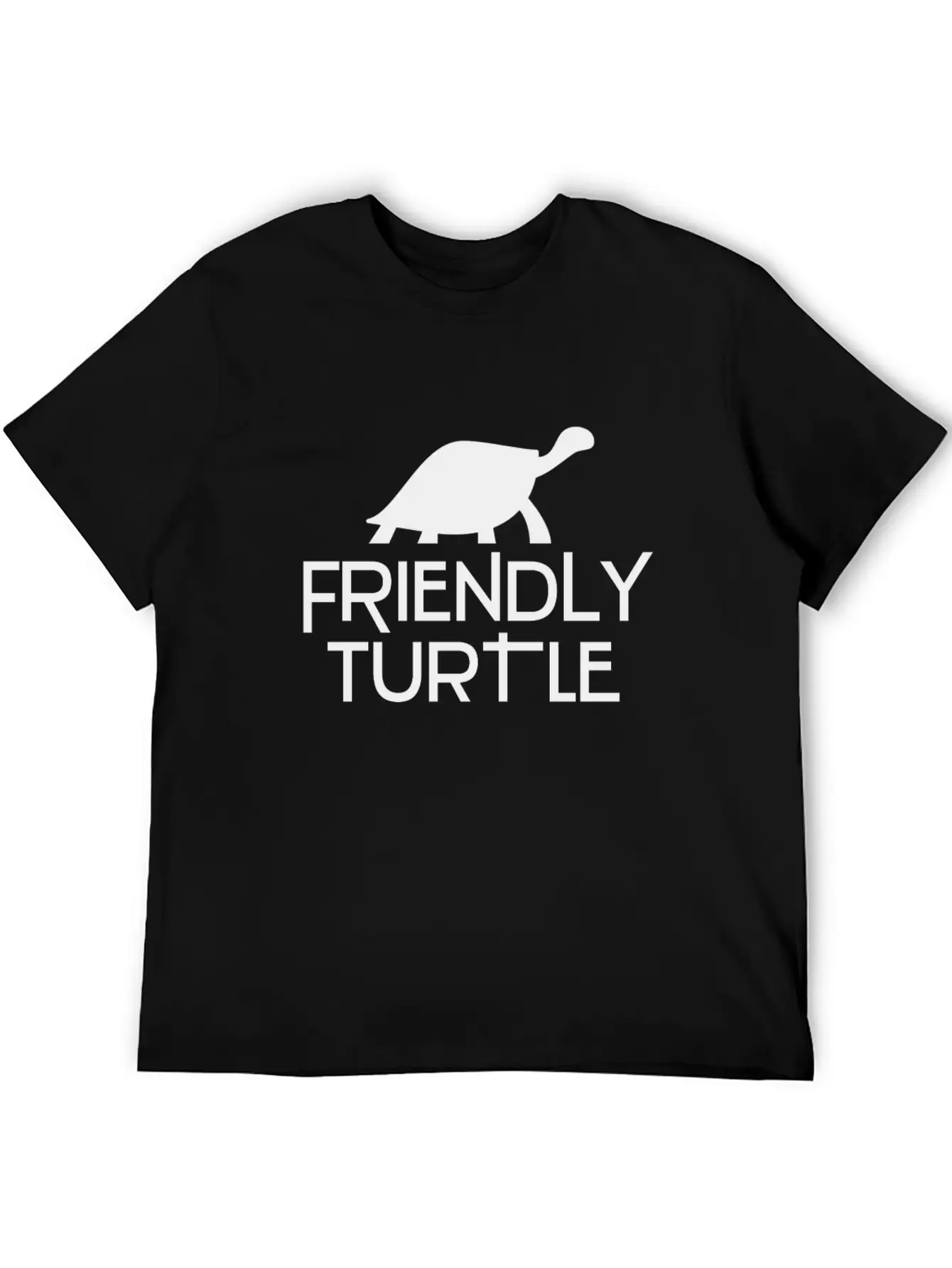Friendly Turtle Unisex Short Sleeve Soft Cotton T-Shirt – Casual Everyday Wear