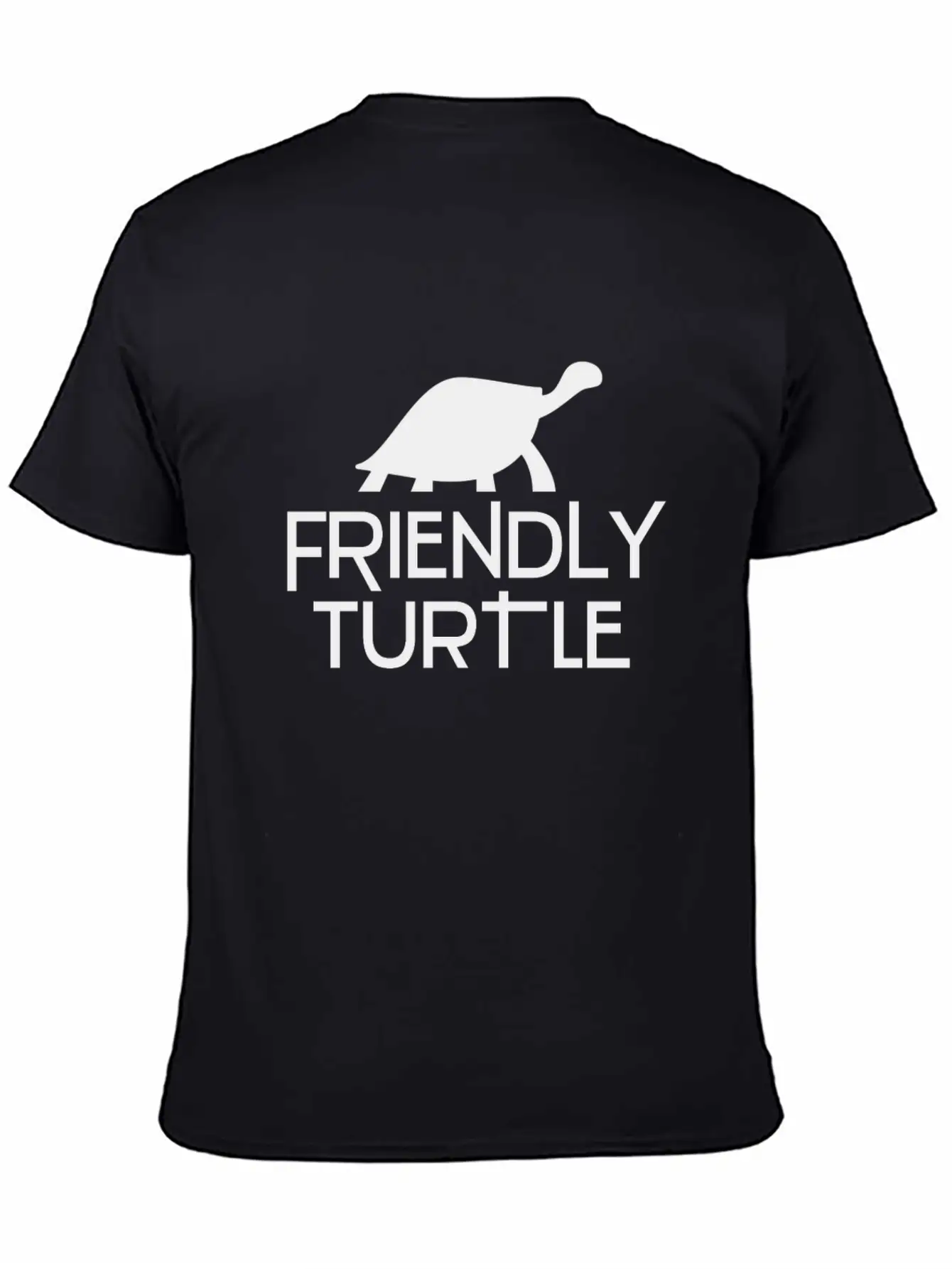 Friendly Turtle Unisex Short Sleeve Soft Cotton T-Shirt – Casual Everyday Wear