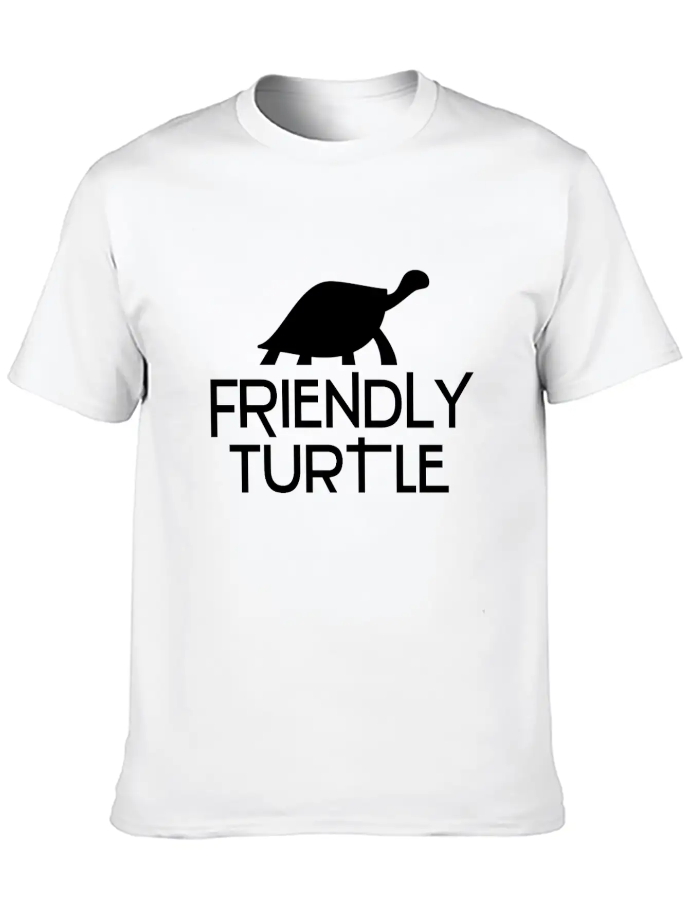 Friendly Turtle Unisex Short Sleeve Soft Cotton T-Shirt – Casual Everyday Wear