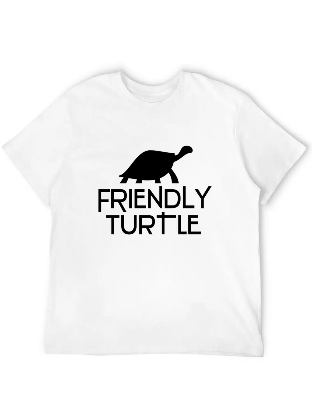 Friendly Turtle Unisex Short Sleeve Soft Cotton T-Shirt – Casual Everyday Wear