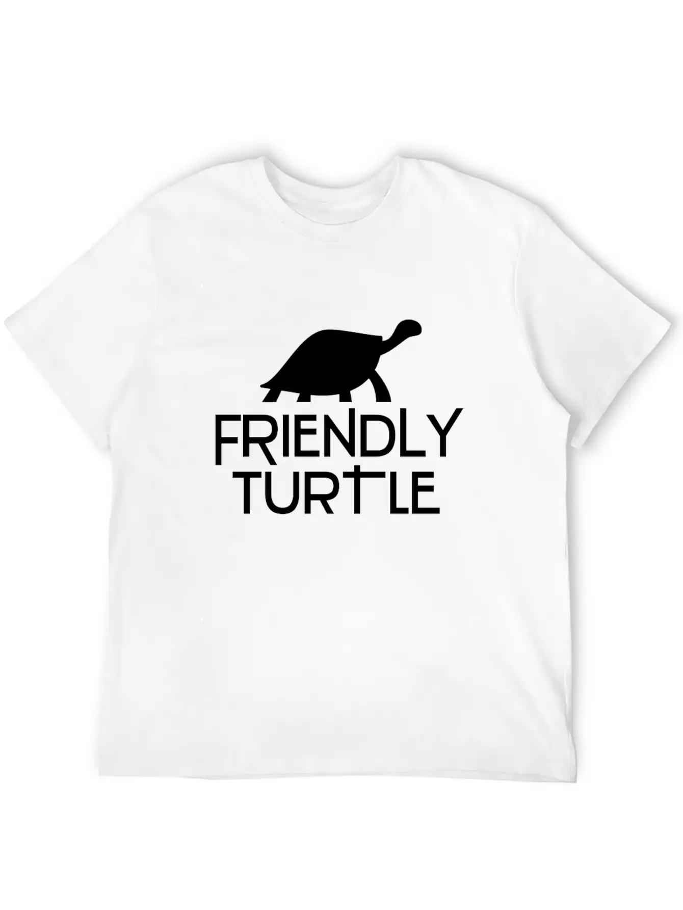Friendly Turtle Unisex Short Sleeve Soft Cotton T-Shirt – Casual Everyday Wear