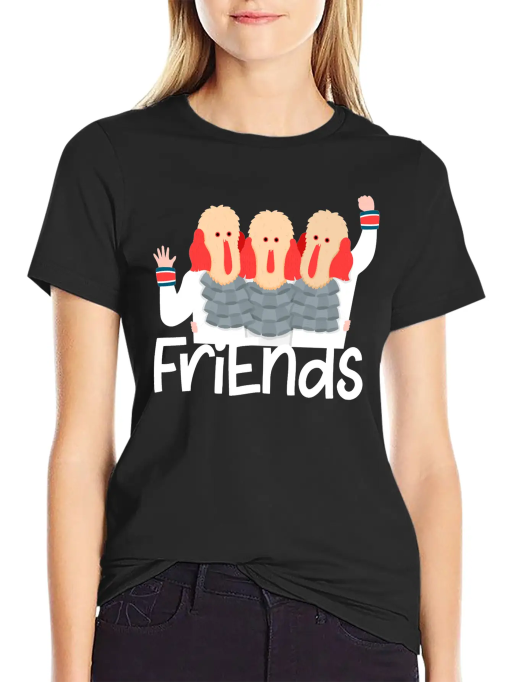 Friends Christmas Stylish Everyday T-Shirt – Unisex Basic Cotton Tee