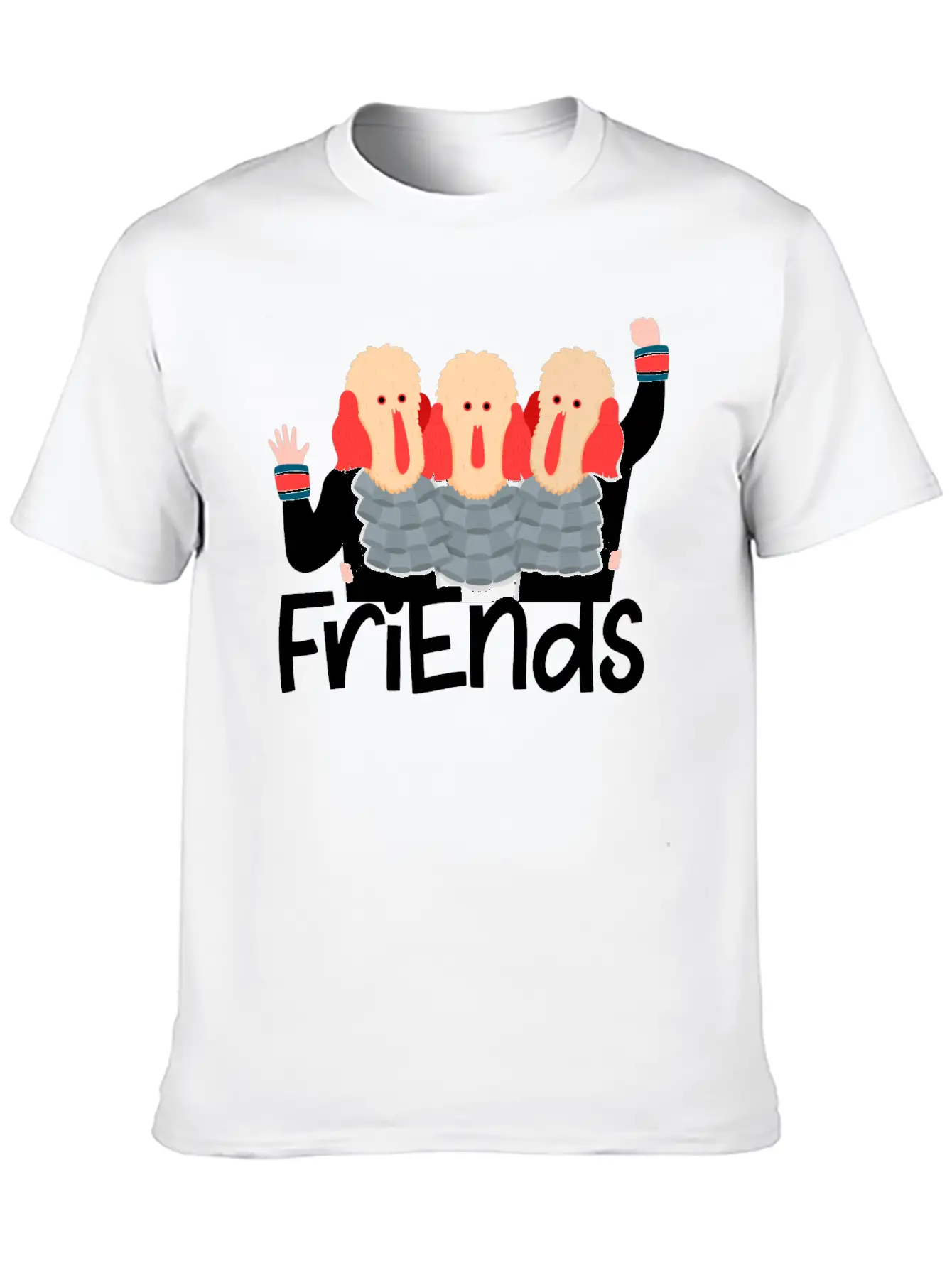 Friends Christmas Stylish Everyday T-Shirt – Unisex Basic Cotton Tee