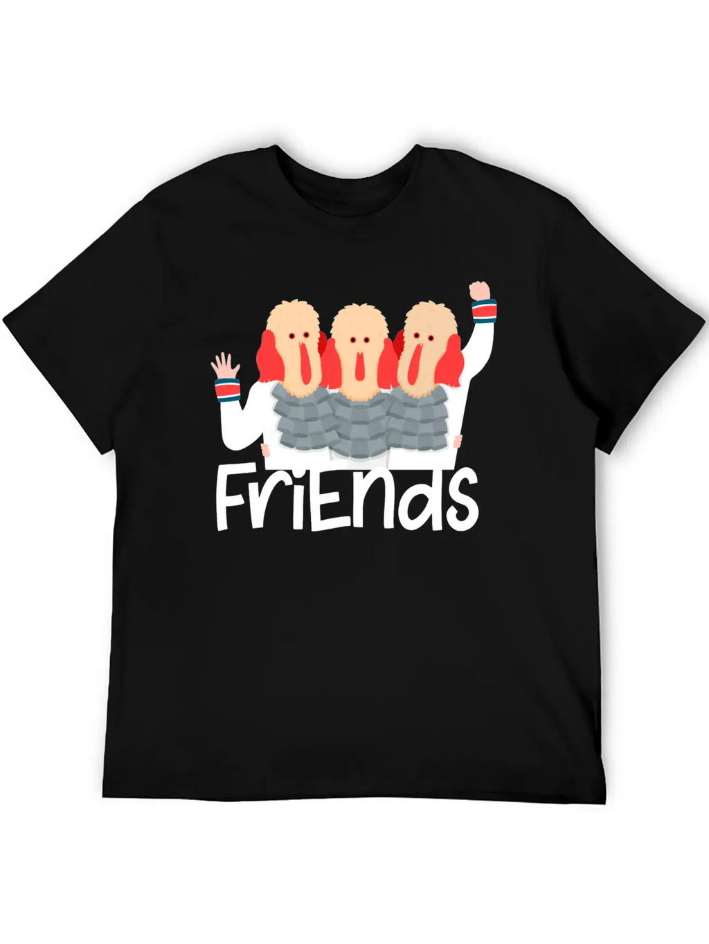 Friends Christmas Stylish Everyday T-Shirt – Unisex Basic Cotton Tee
