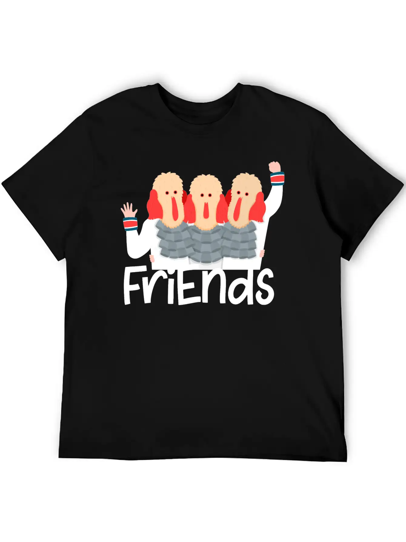 Friends Christmas Stylish Everyday T-Shirt – Unisex Basic Cotton Tee