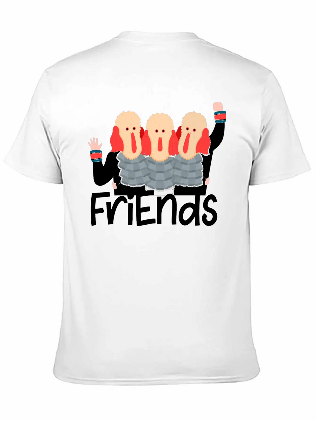 Friends Christmas Stylish Everyday T-Shirt – Unisex Basic Cotton Tee