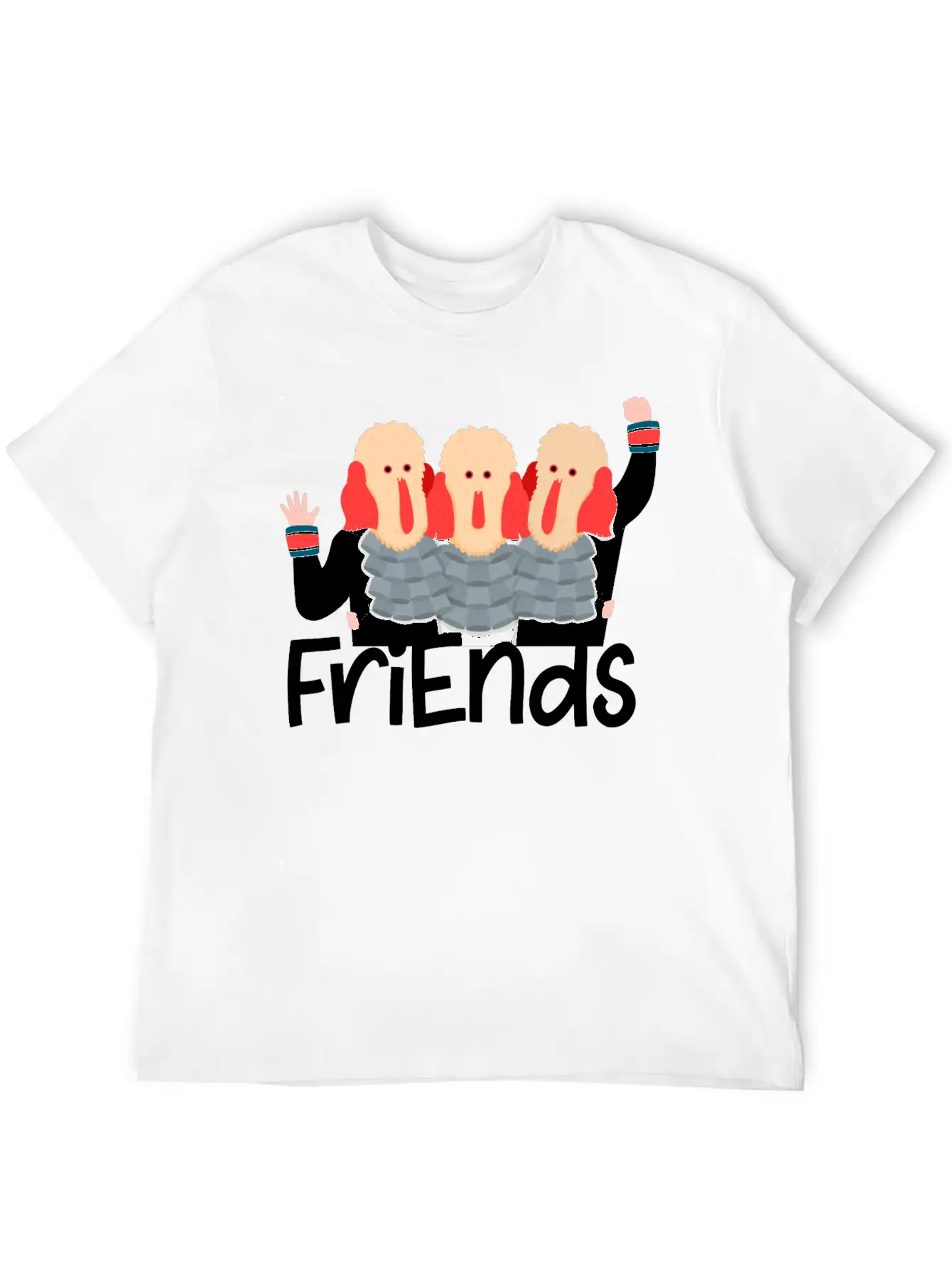 Friends Christmas Stylish Everyday T-Shirt – Unisex Basic Cotton Tee