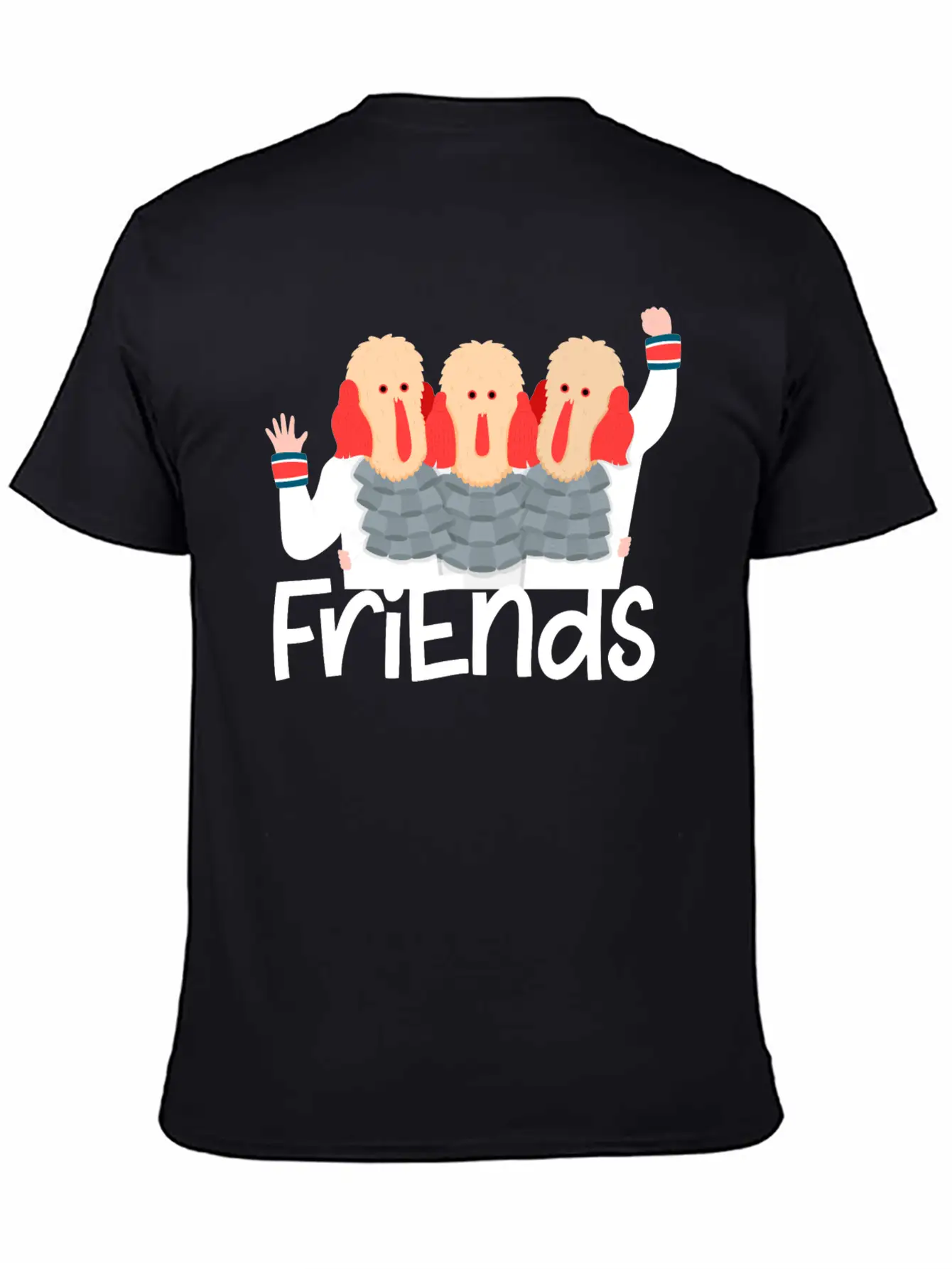 Friends Christmas Stylish Everyday T-Shirt – Unisex Basic Cotton Tee