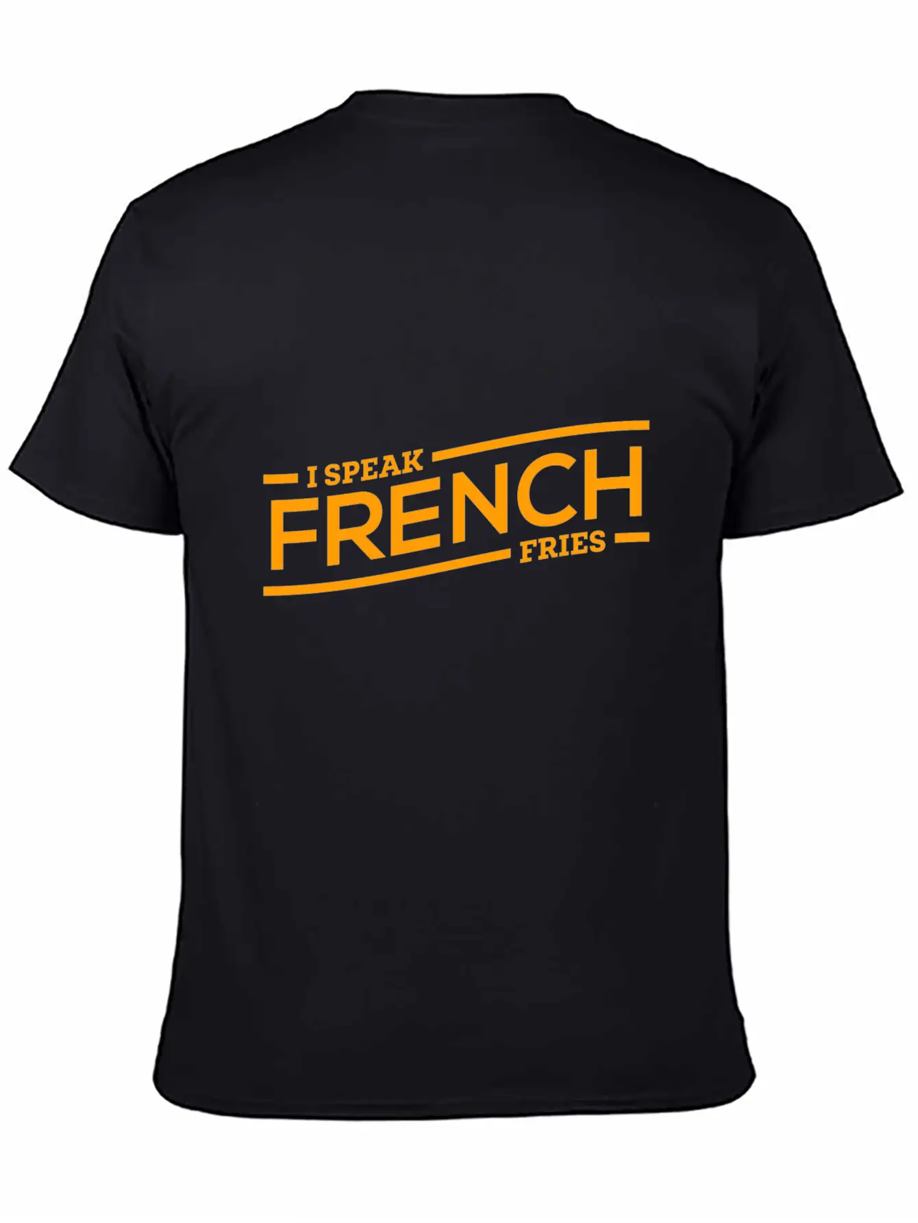 Fries French Speaking Cool Gift Breathable Soft Cotton T-Shirt – Timeless Casual Look