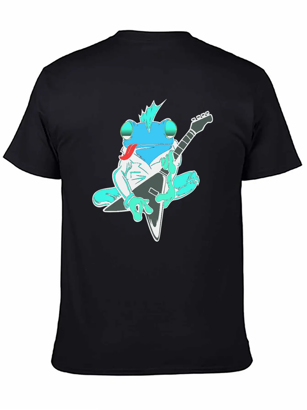Frog Guitar Essential Cotton Tee For Daily Outfits – Unisex Style