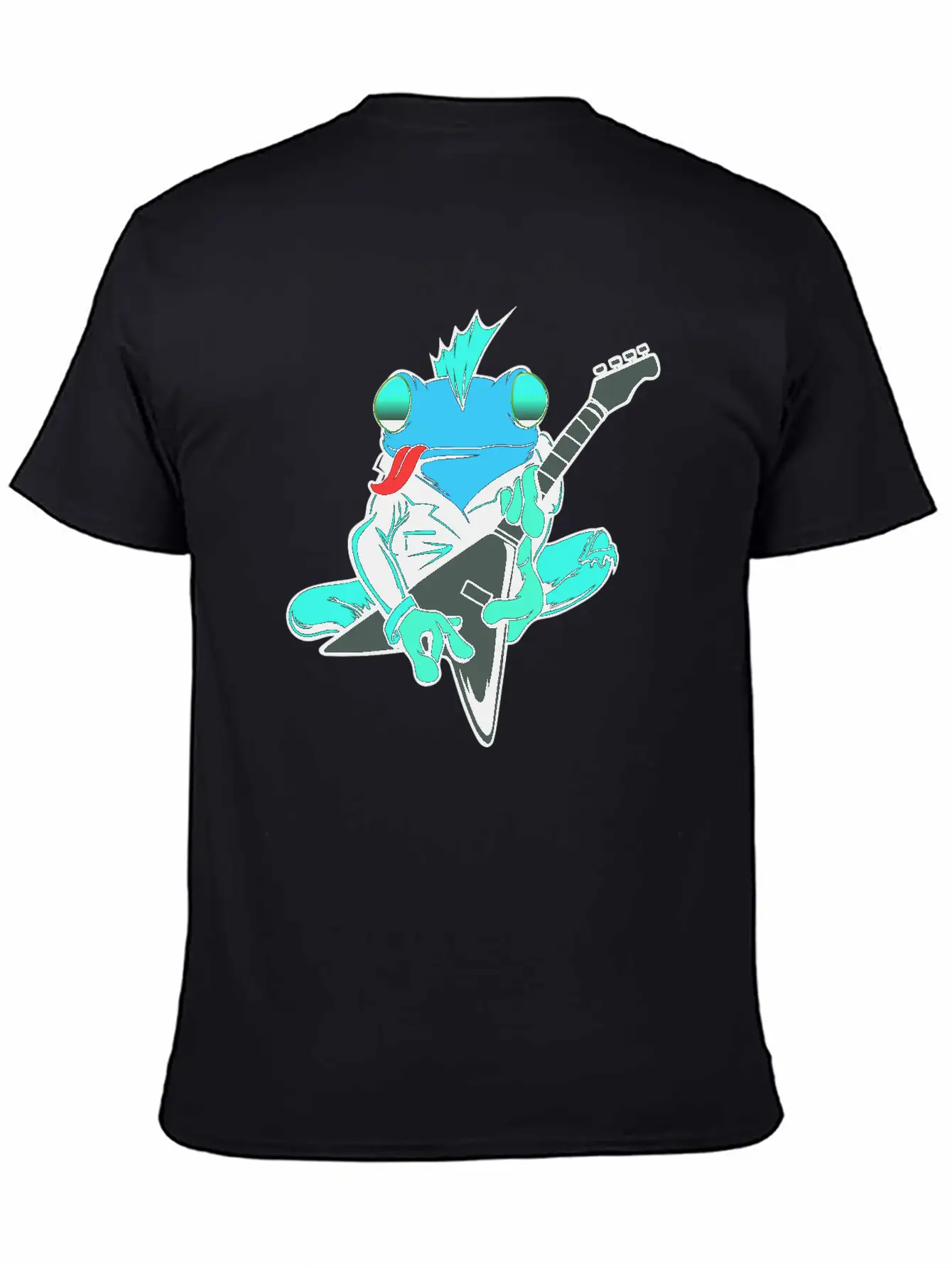 Frog Guitar Essential Cotton Tee For Daily Outfits – Unisex Style
