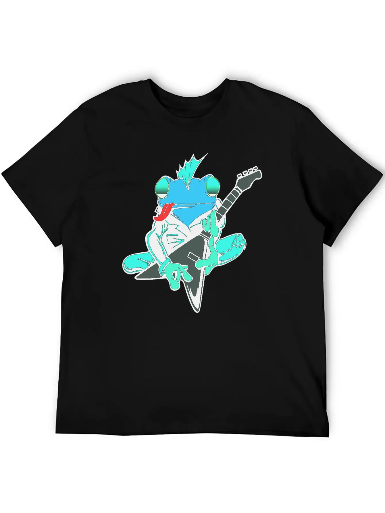 Frog Guitar Essential Cotton Tee For Daily Outfits – Unisex Style