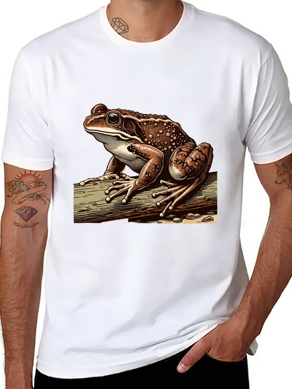 Frog On A Tree For Biologists And Frog Enthusiasts Essential Cotton Tee For Daily Outfits – Unisex Style