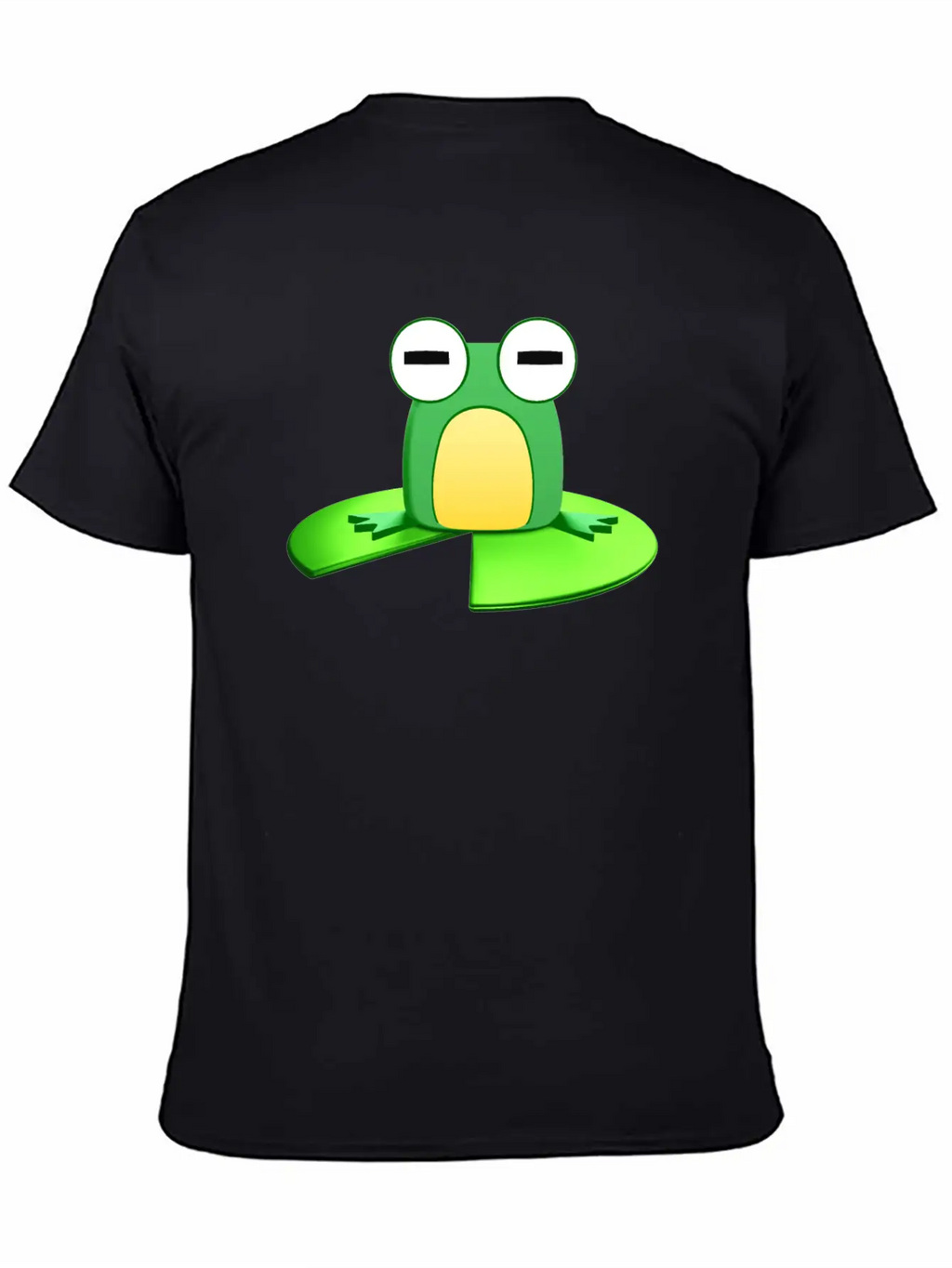 Frog Sitting On A Lily Pad Essential Cotton Tee For Daily Outfits – Unisex Style