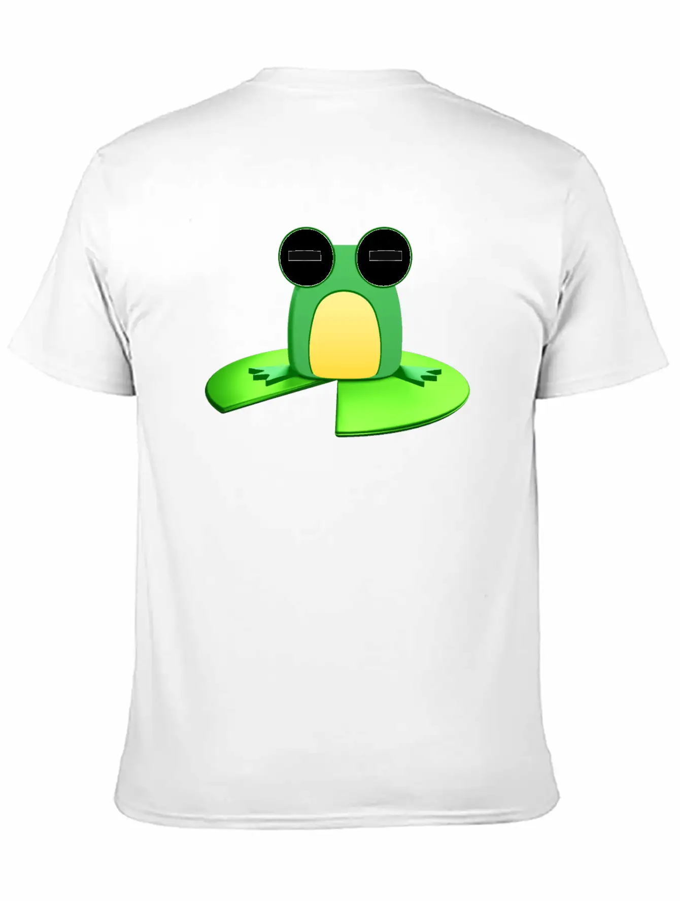 Frog Sitting On A Lily Pad Essential Cotton Tee For Daily Outfits – Unisex Style