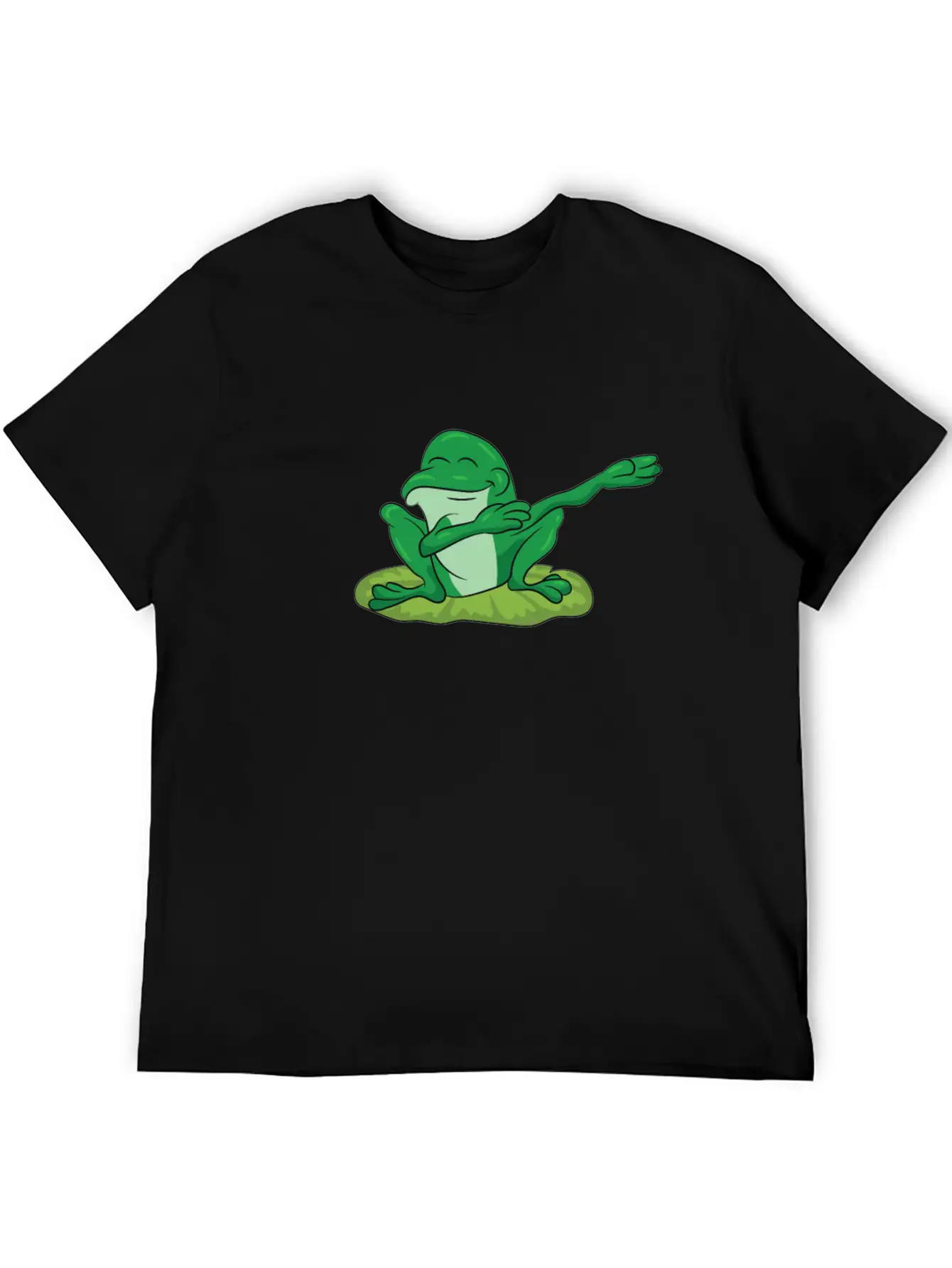 Frog - Water Lily Dancing, DAB, Dabben, Dabbing Stylish Everyday T-Shirt – Unisex Basic Cotton Tee