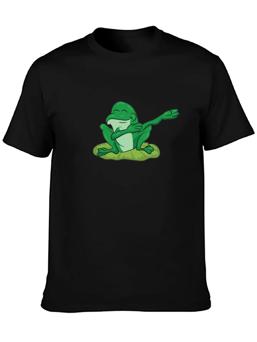 Frog - Water Lily Dancing, DAB, Dabben, Dabbing Stylish Everyday T-Shirt – Unisex Basic Cotton Tee