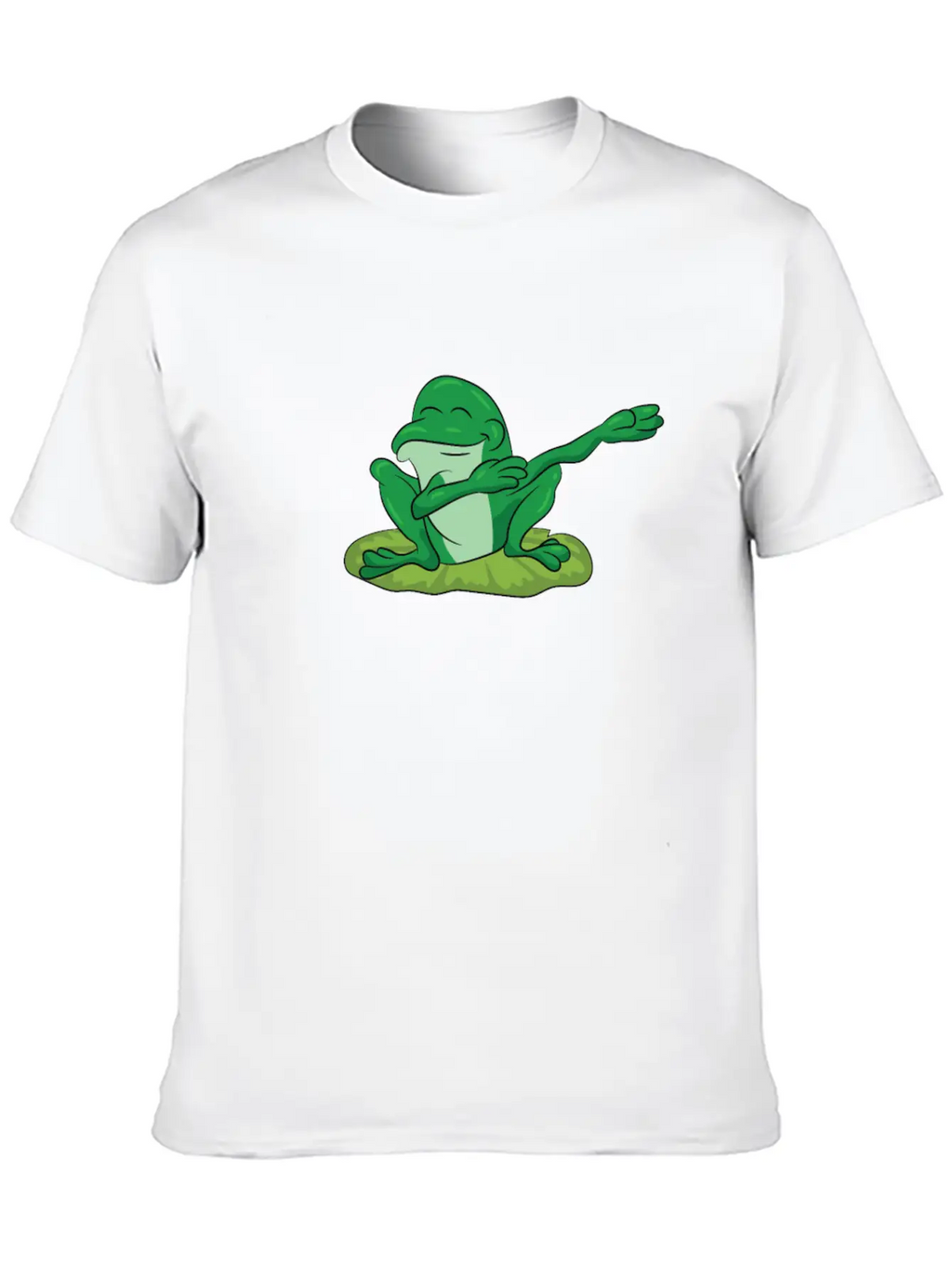 Frog - Water Lily Dancing, DAB, Dabben, Dabbing Stylish Everyday T-Shirt – Unisex Basic Cotton Tee