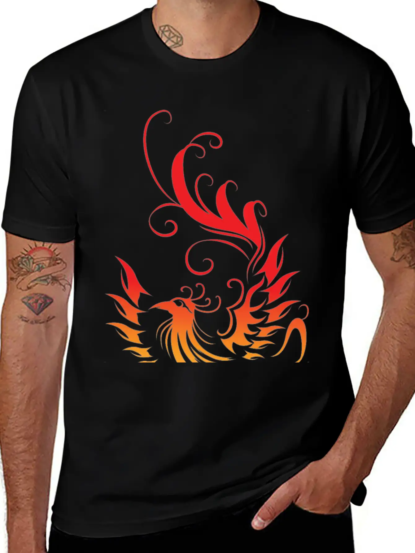 From Fire Mythological Person Gift Unisex Casual T-Shirt – Clean Design For Daily Comfort