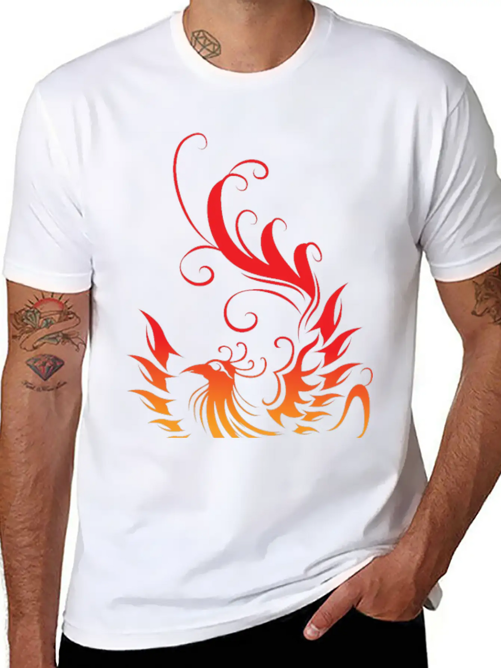 From Fire Mythological Person Gift Unisex Casual T-Shirt – Clean Design For Daily Comfort