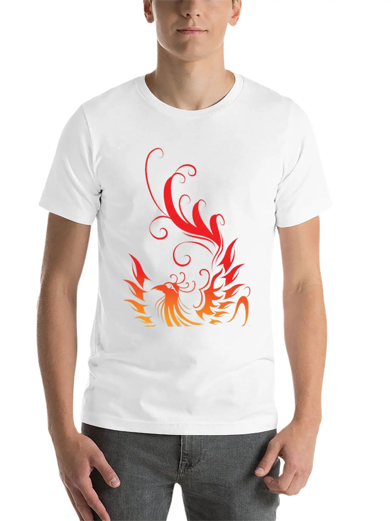 From Fire Mythological Person Gift Unisex Casual T-Shirt – Clean Design For Daily Comfort