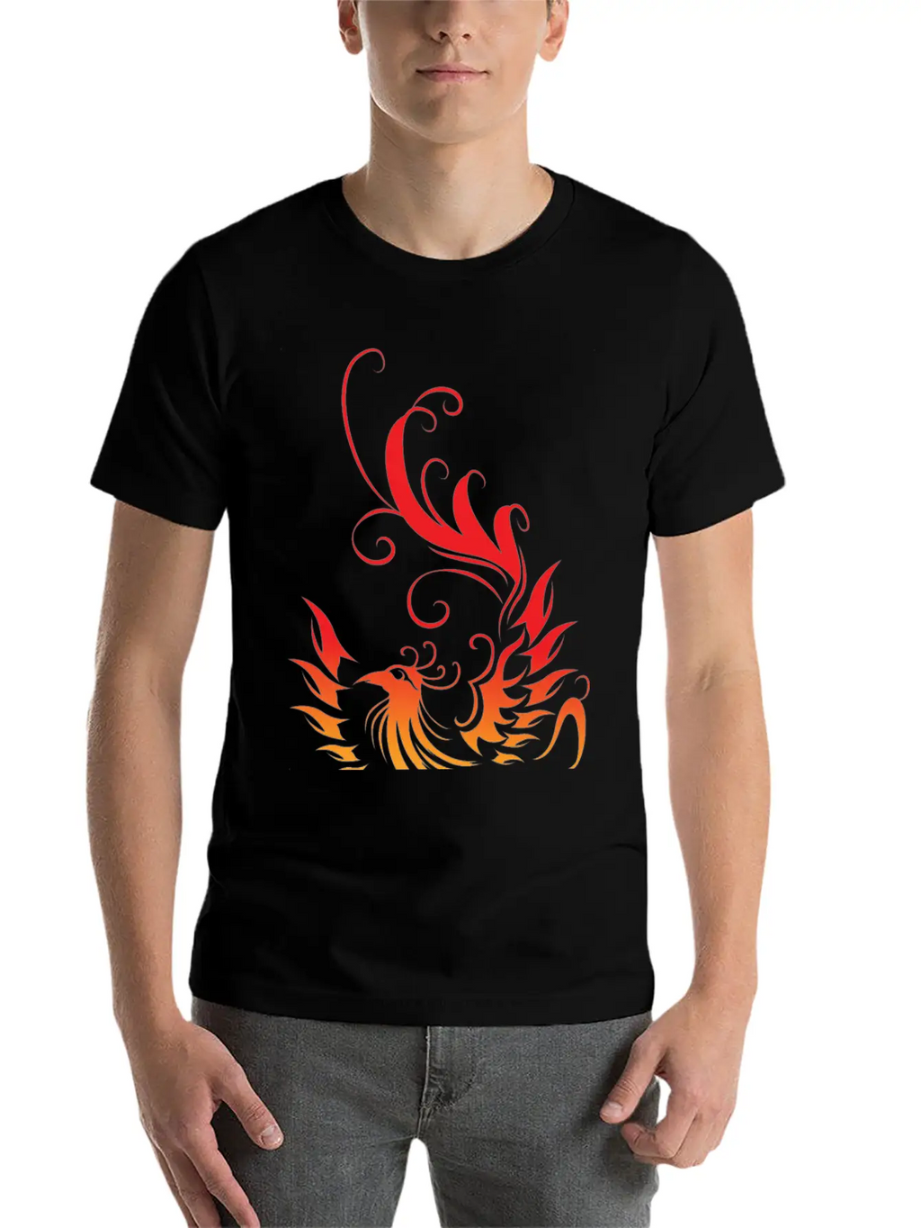 From Fire Mythological Person Gift Unisex Casual T-Shirt – Clean Design For Daily Comfort