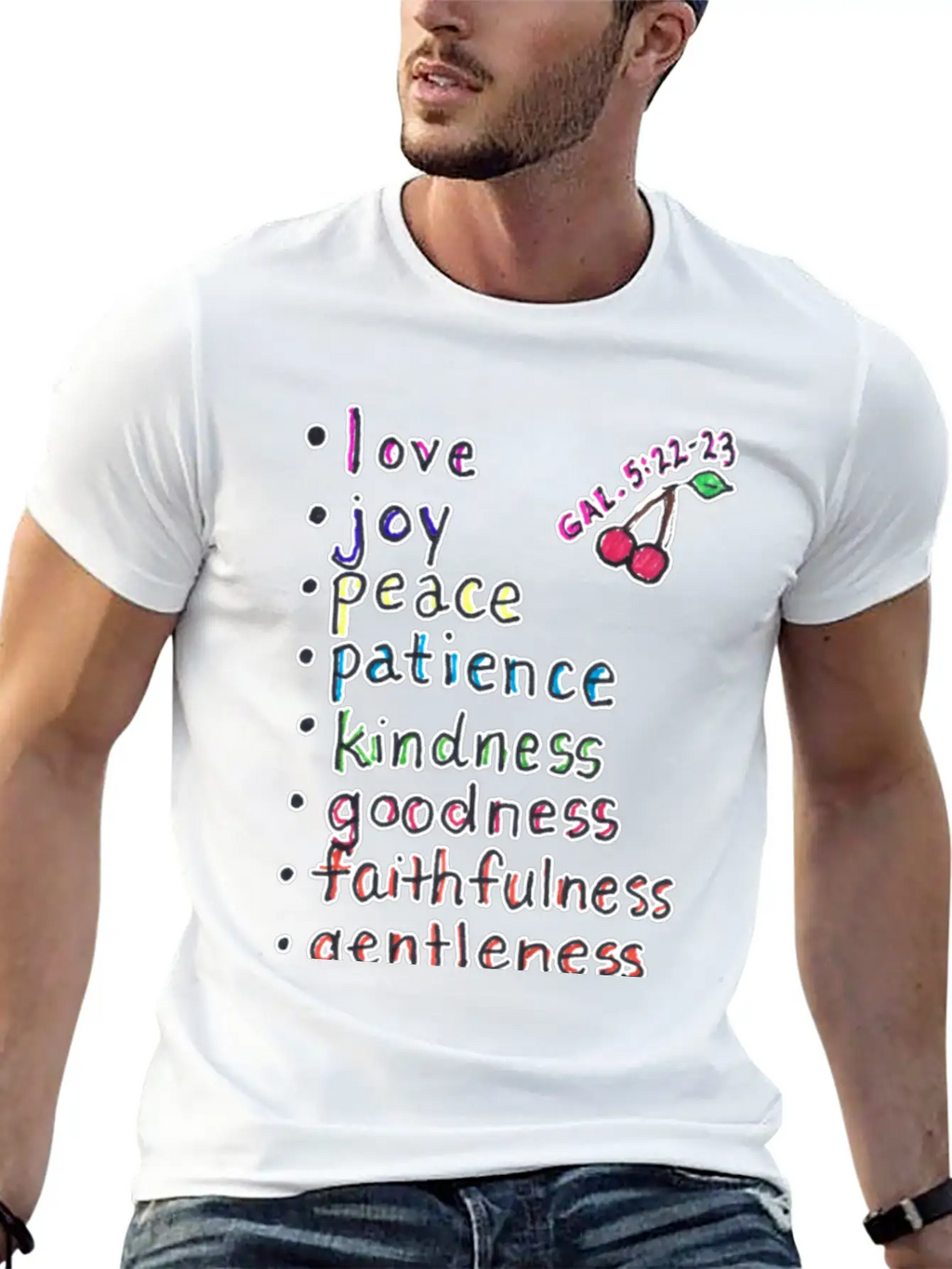 Fruit Of The Spirit Stylish Everyday T-Shirt – Unisex Basic Cotton Tee