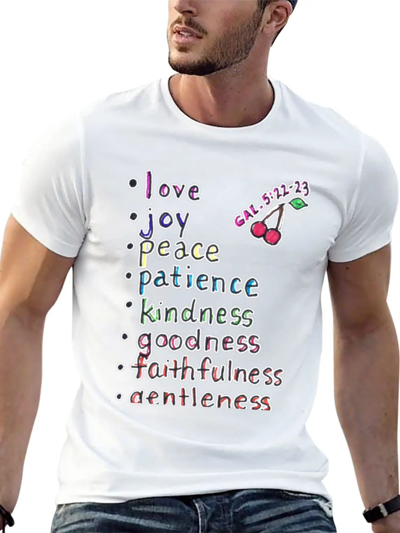 Fruit Of The Spirit Stylish Everyday T-Shirt – Unisex Basic Cotton Tee