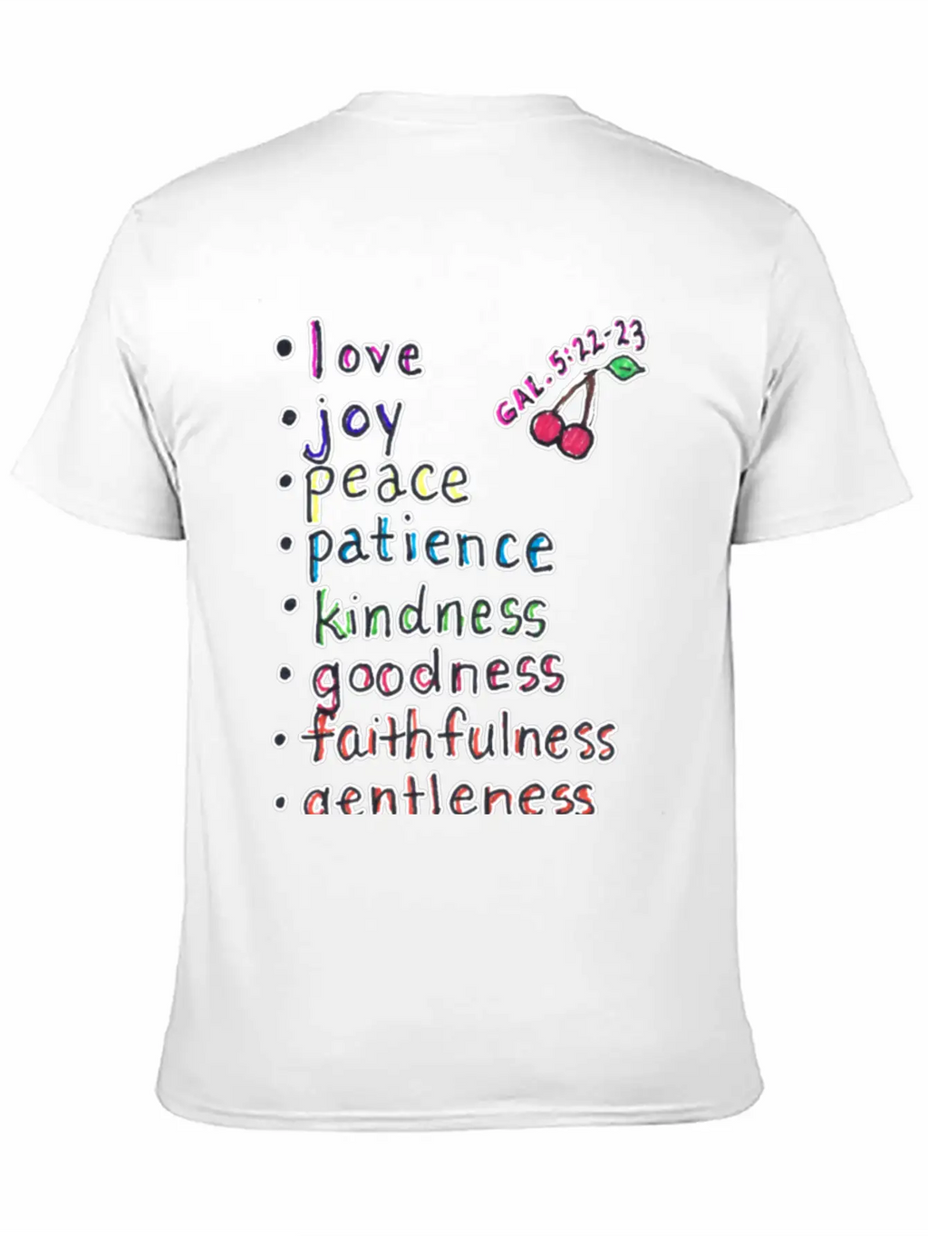 Fruit Of The Spirit Stylish Everyday T-Shirt – Unisex Basic Cotton Tee