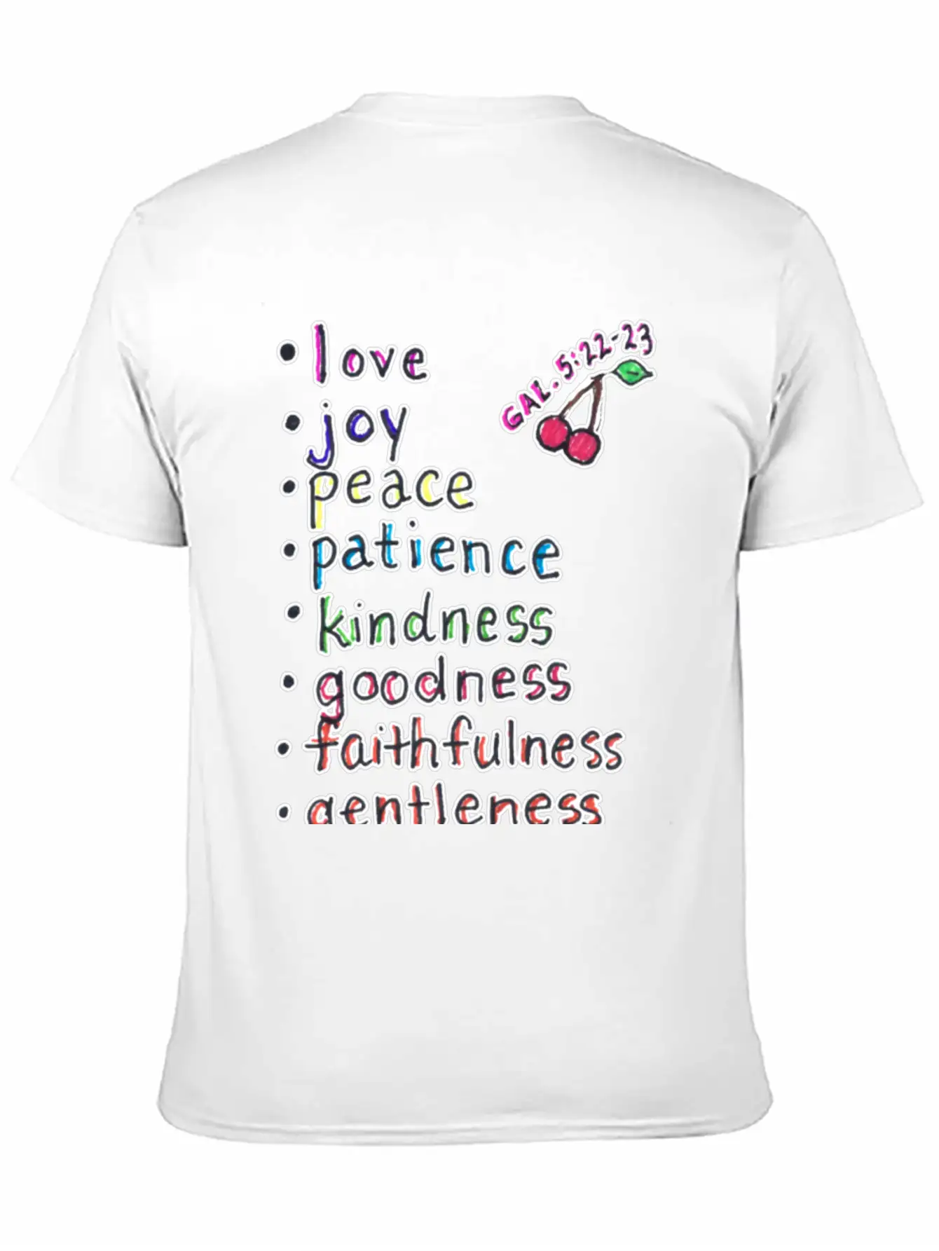 Fruit Of The Spirit Stylish Everyday T-Shirt – Unisex Basic Cotton Tee
