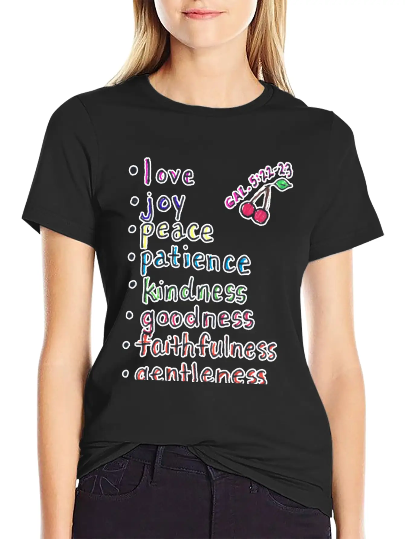 Fruit Of The Spirit Stylish Everyday T-Shirt – Unisex Basic Cotton Tee