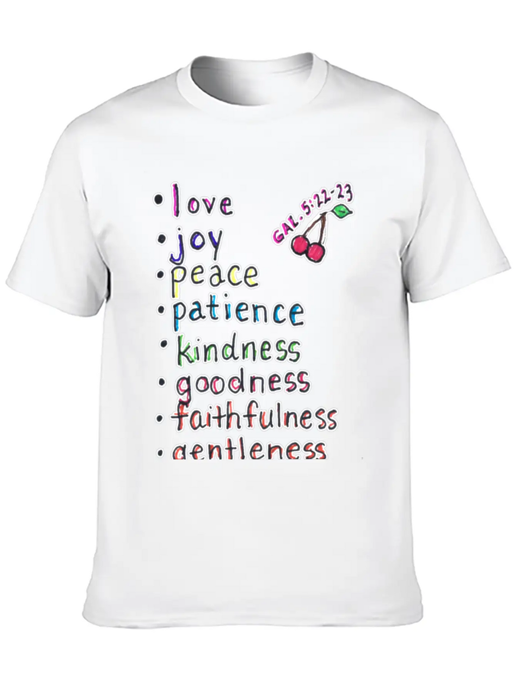 Fruit Of The Spirit Stylish Everyday T-Shirt – Unisex Basic Cotton Tee