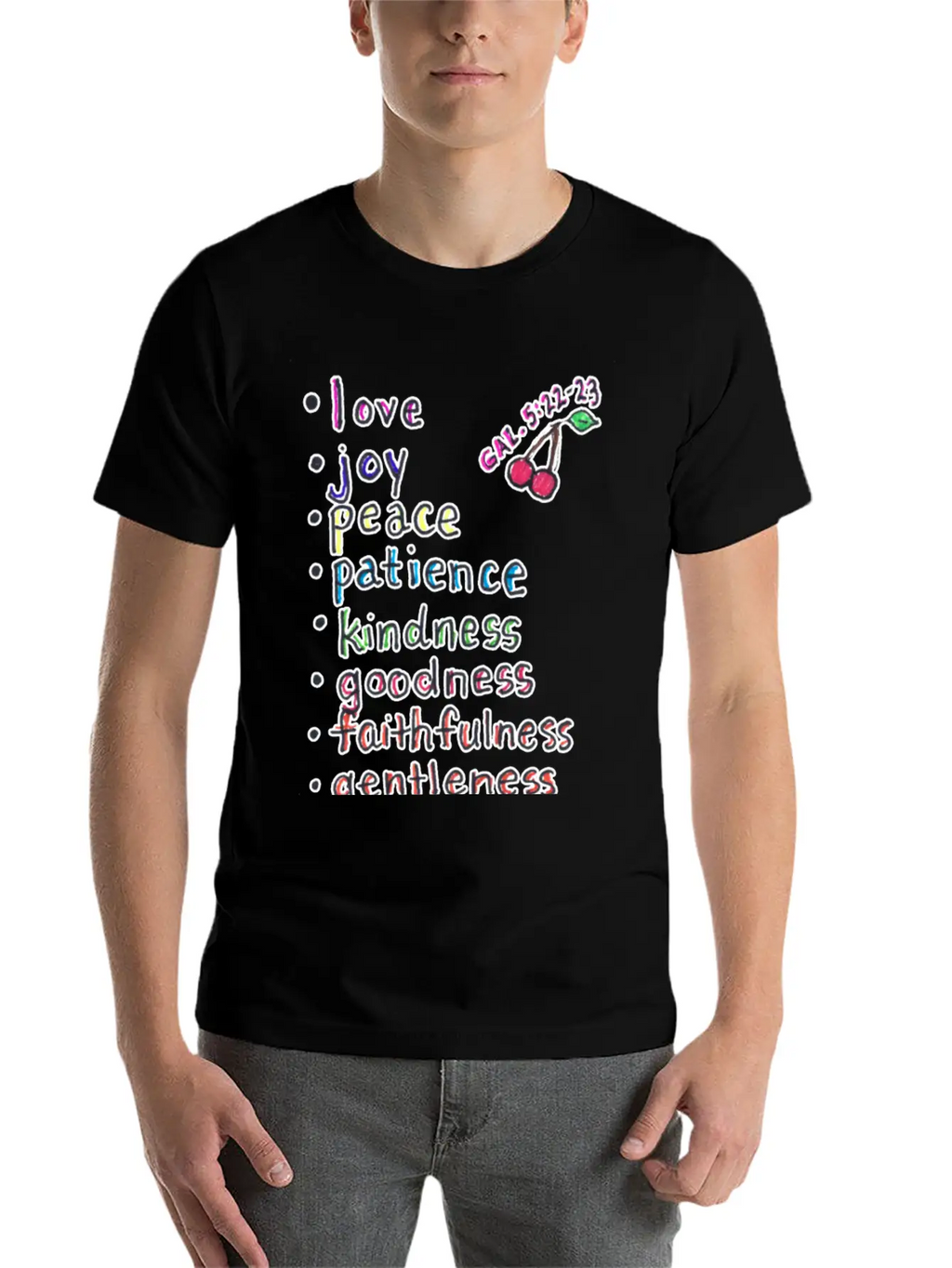Fruit Of The Spirit Stylish Everyday T-Shirt – Unisex Basic Cotton Tee