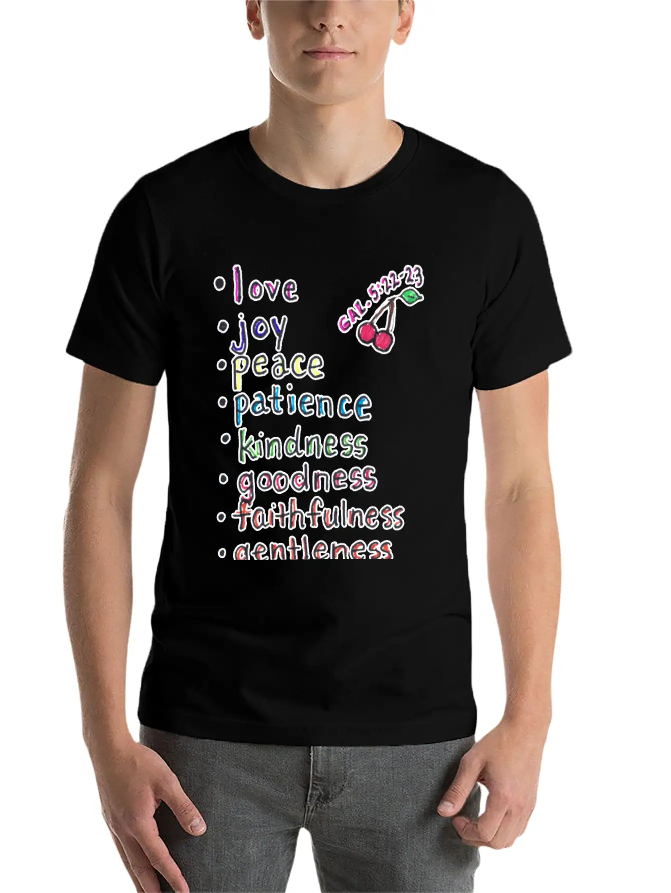 Fruit Of The Spirit Stylish Everyday T-Shirt – Unisex Basic Cotton Tee