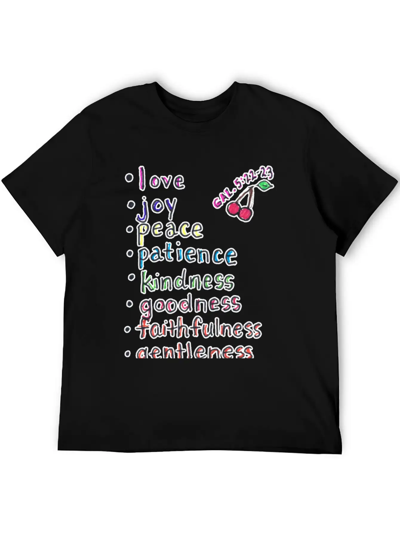 Fruit Of The Spirit Stylish Everyday T-Shirt – Unisex Basic Cotton Tee