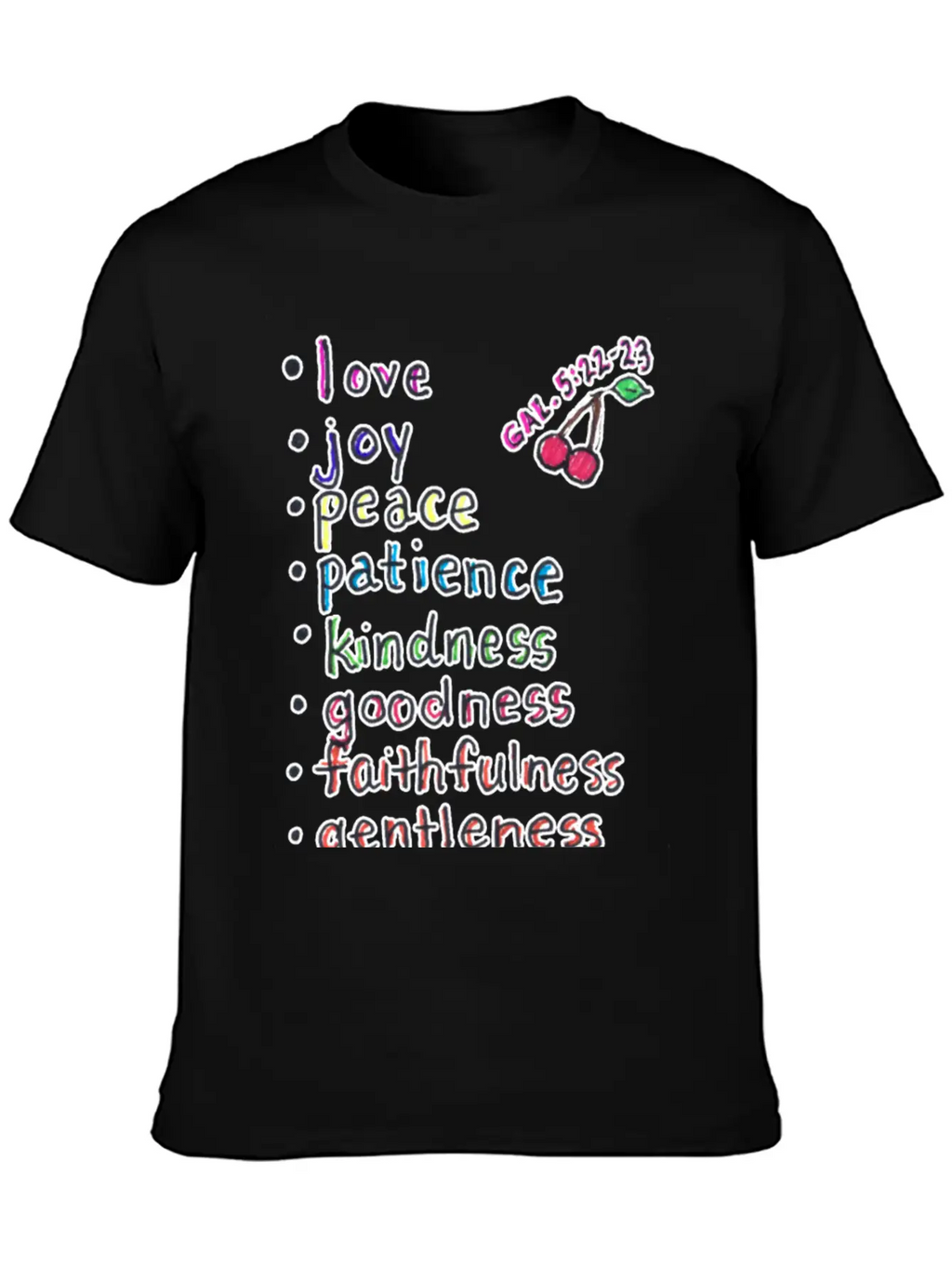 Fruit Of The Spirit Stylish Everyday T-Shirt – Unisex Basic Cotton Tee