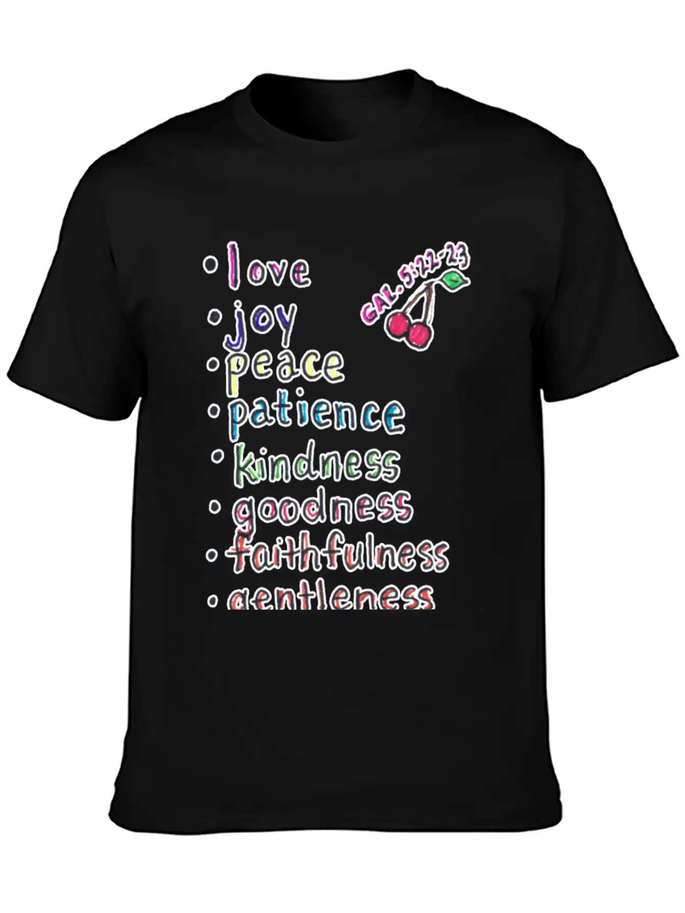 Fruit Of The Spirit Stylish Everyday T-Shirt – Unisex Basic Cotton Tee