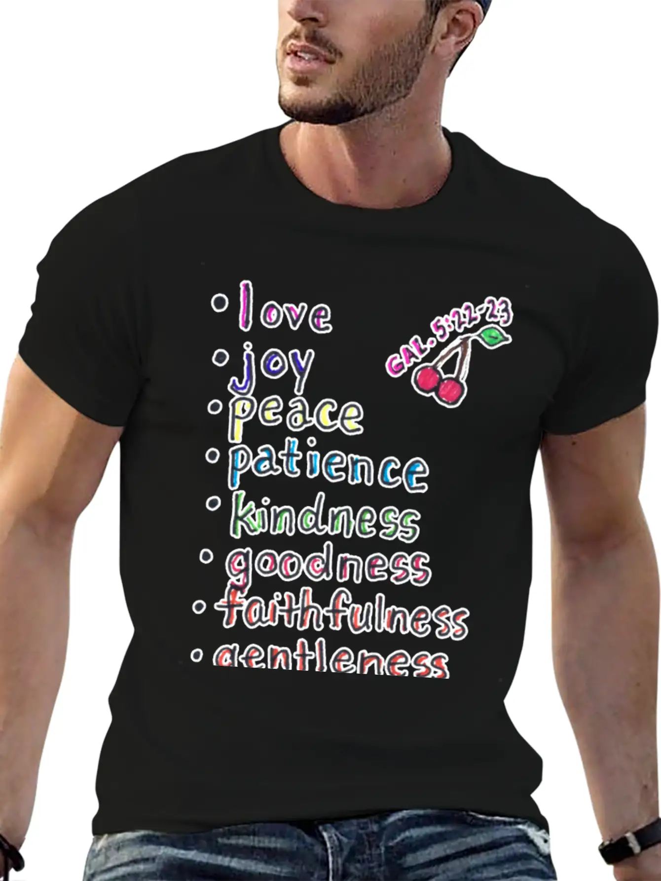 Fruit Of The Spirit Stylish Everyday T-Shirt – Unisex Basic Cotton Tee