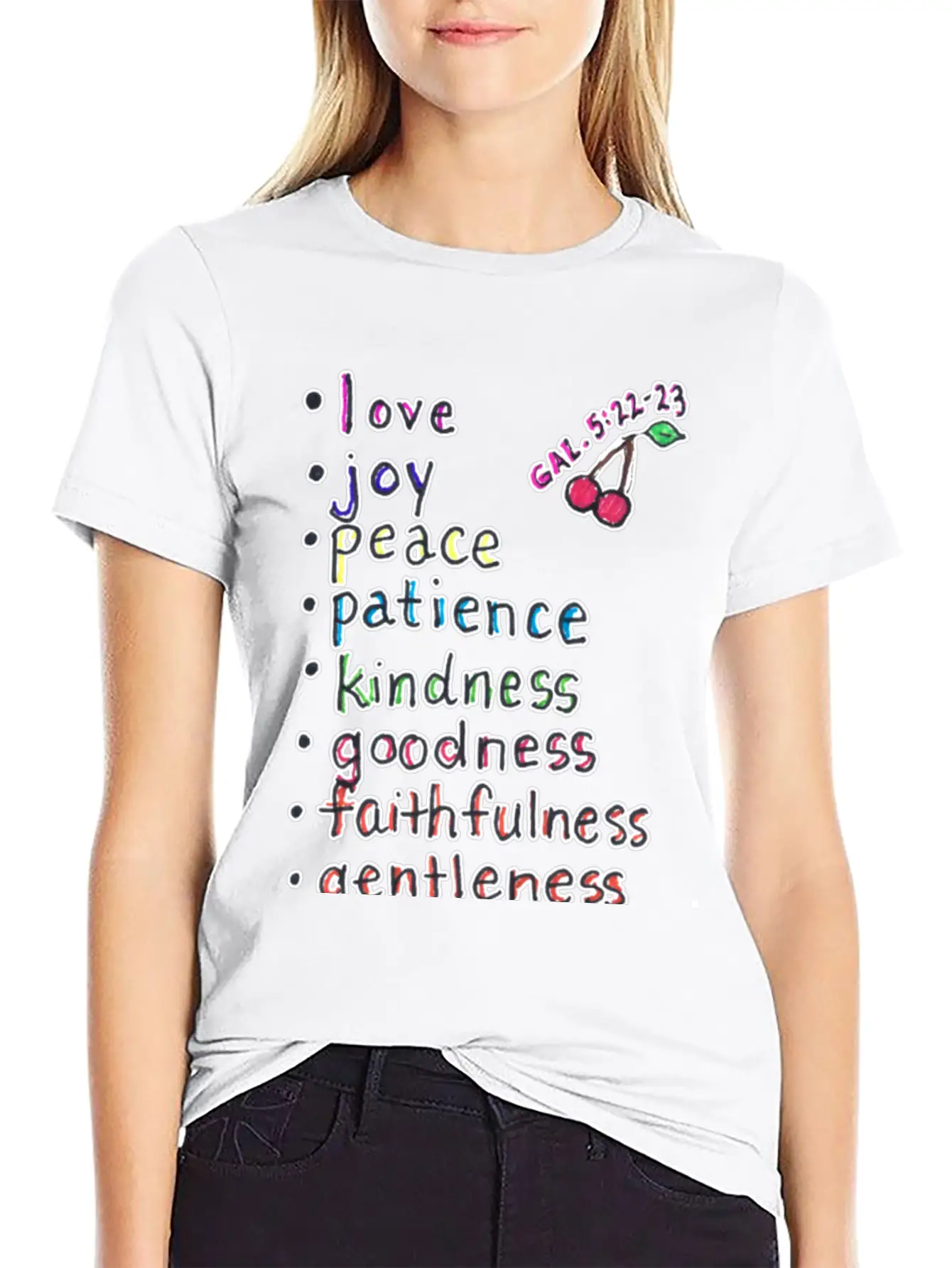 Fruit Of The Spirit Stylish Everyday T-Shirt – Unisex Basic Cotton Tee