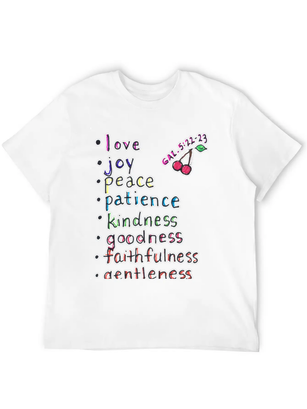 Fruit Of The Spirit Stylish Everyday T-Shirt – Unisex Basic Cotton Tee