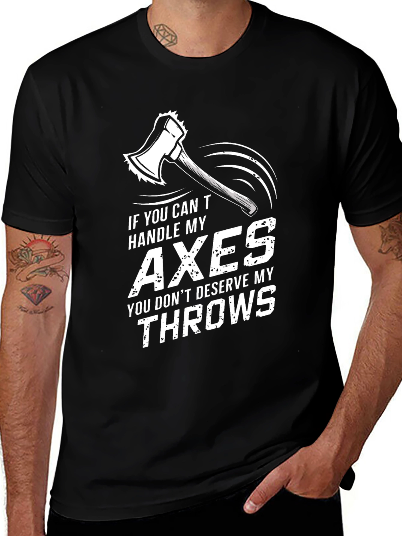 Axe Thrower Graphic Tee - Handle My Axes